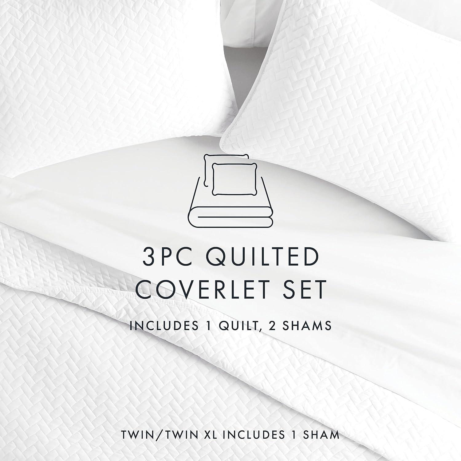 Antora Microfiber Modern & Contemporary Coverlet / Bedspread Quilt Set