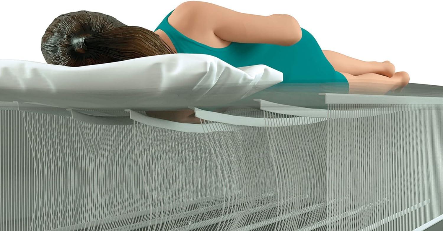 Intex 75 x 54 x 10 Inch Dura-Beam Fiber-Tech Vinyl Standard Downy Air Mattress with Plush Top and 2-in-1 Valve, Full (Pump Not Included)