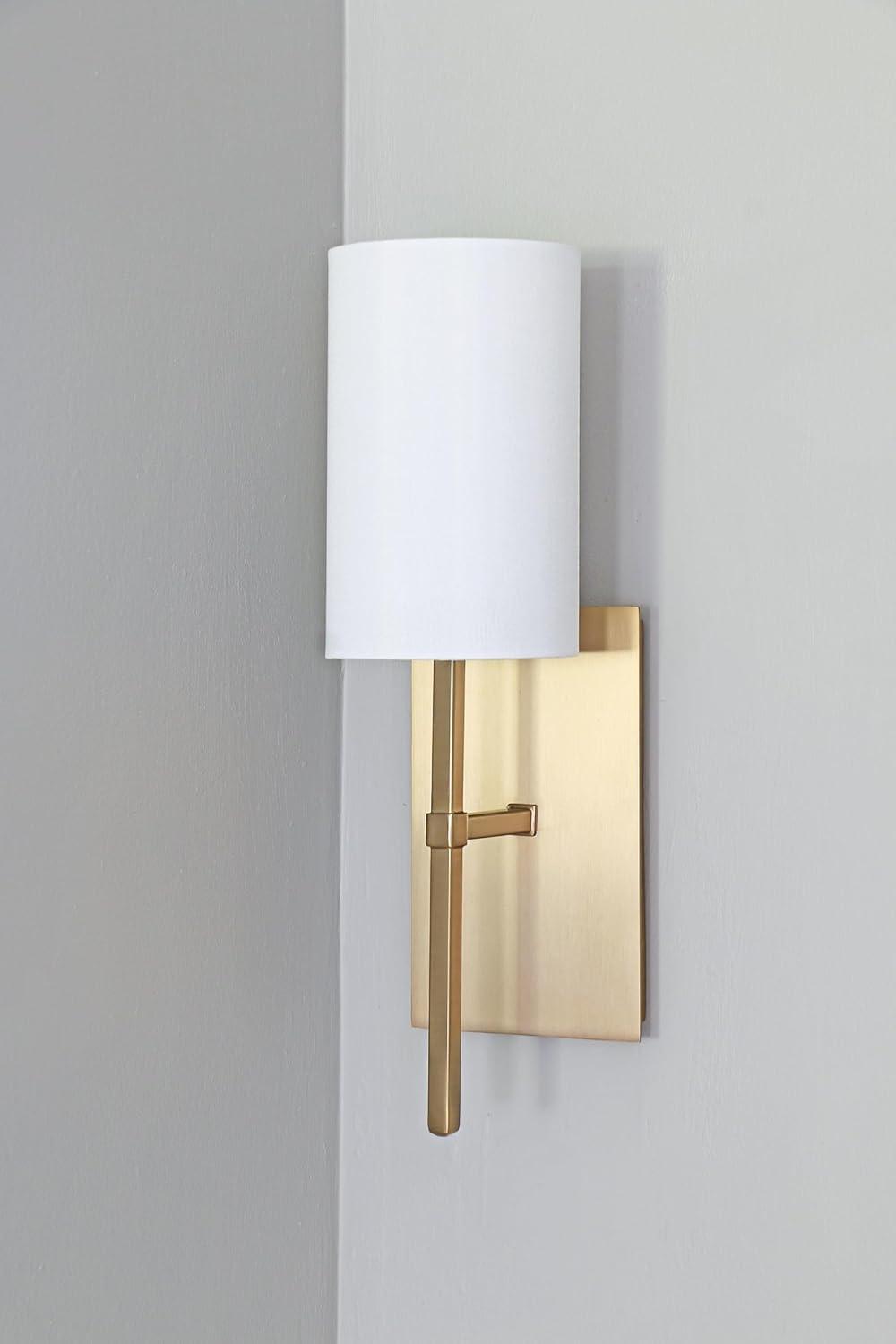 VER-241-AG-Crystorama Lighting-Veronica - One Light Wall Sconce-Aged Brass Finish