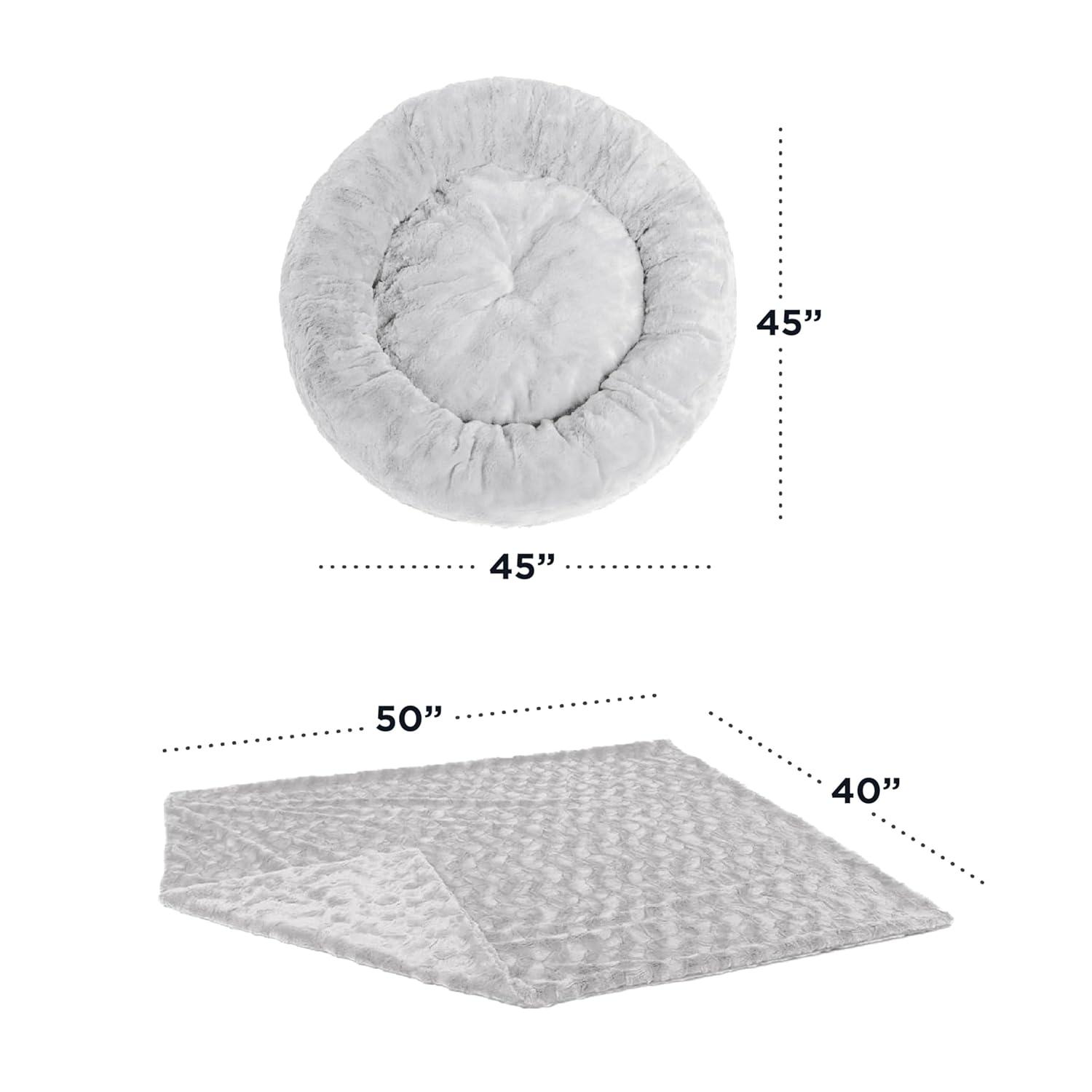 Best Friends By Sheri Best Friends by Sheri Bundle The Original Calming Lux Donut Cuddler Pet Bed/Throw