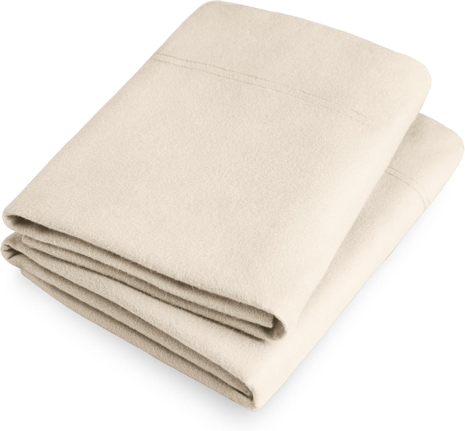 Bare Home 100% Cotton Flannel Pillowcase (Set of 2)