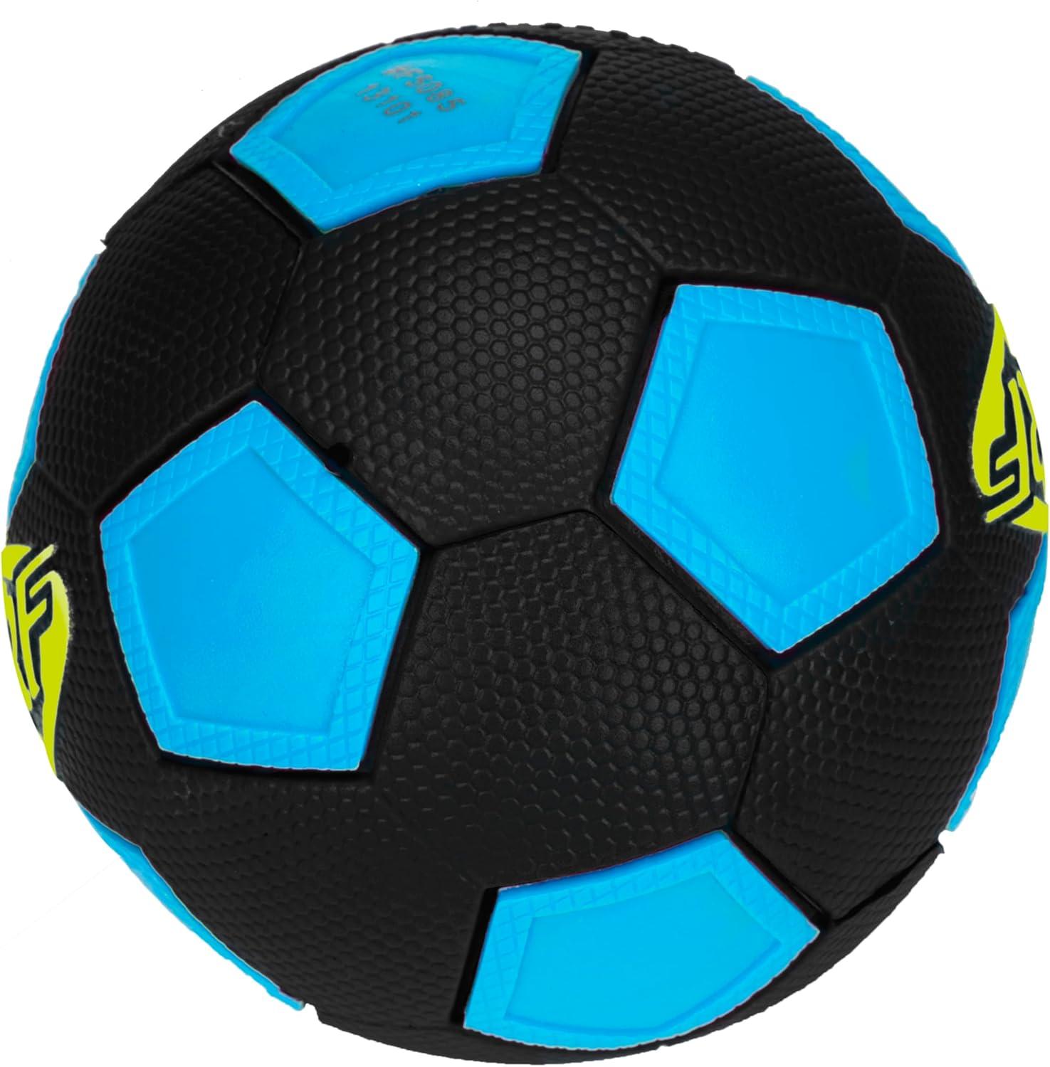 Mini Black and Blue Foam Soccer Ball for Kids