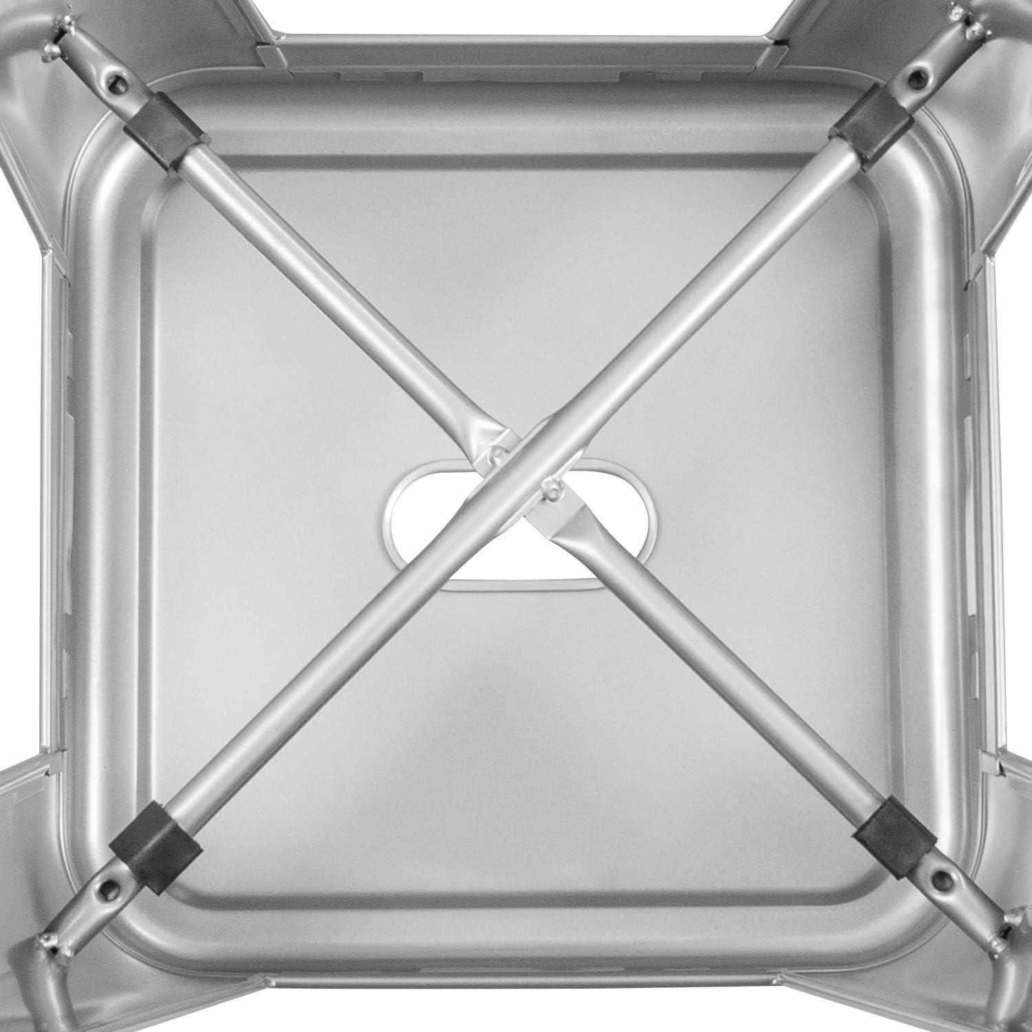 Williston Forge Kohki 24" Counter Stool Metal Bar Stools Counter Height Barstools Backless Indoor/Outdoor Bar Stools Kitchen Counter Stools Chairs(Set of 4)