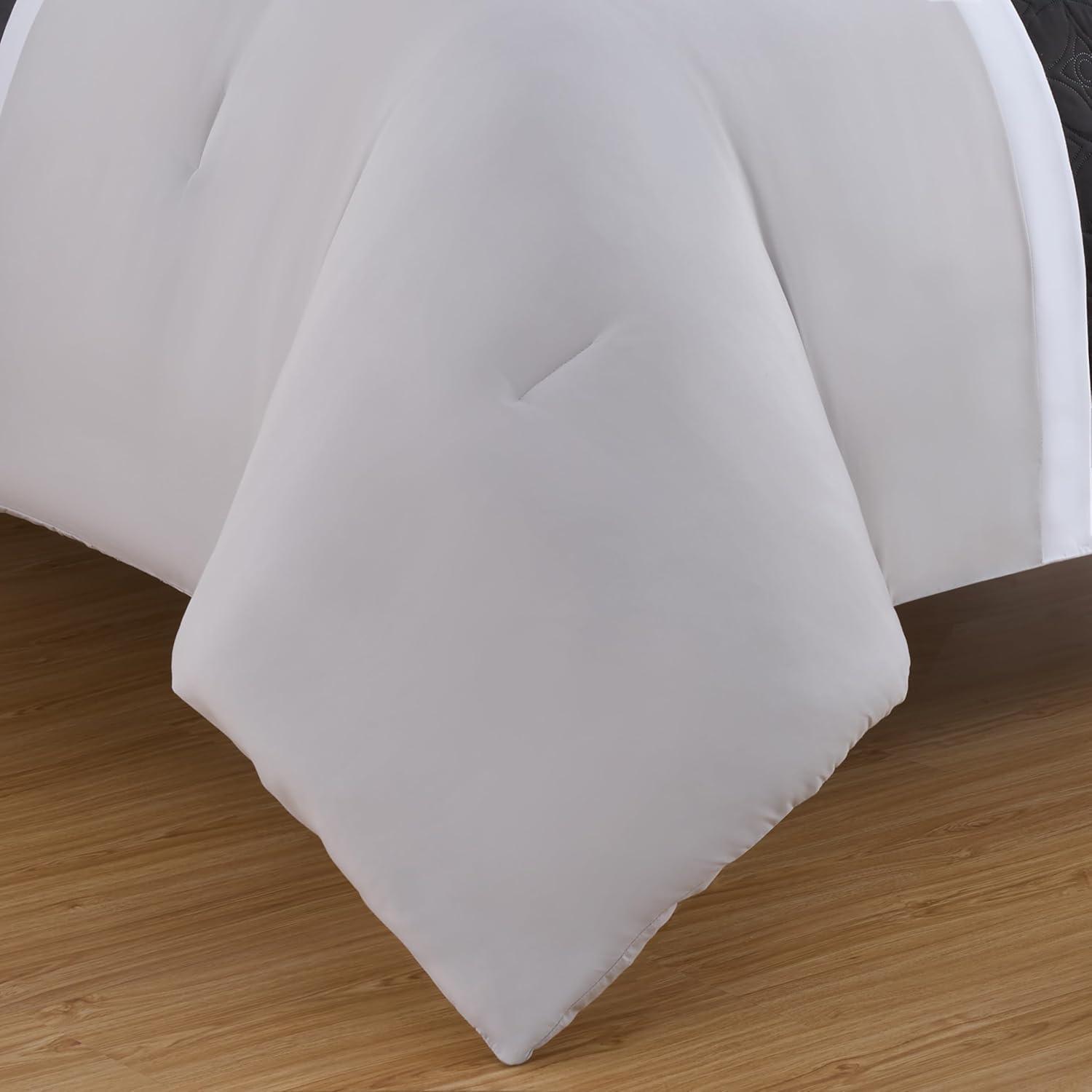 Chezmoi Collection 7-Piece Patchwork Bed in a Bag Comforter Set with Sheets