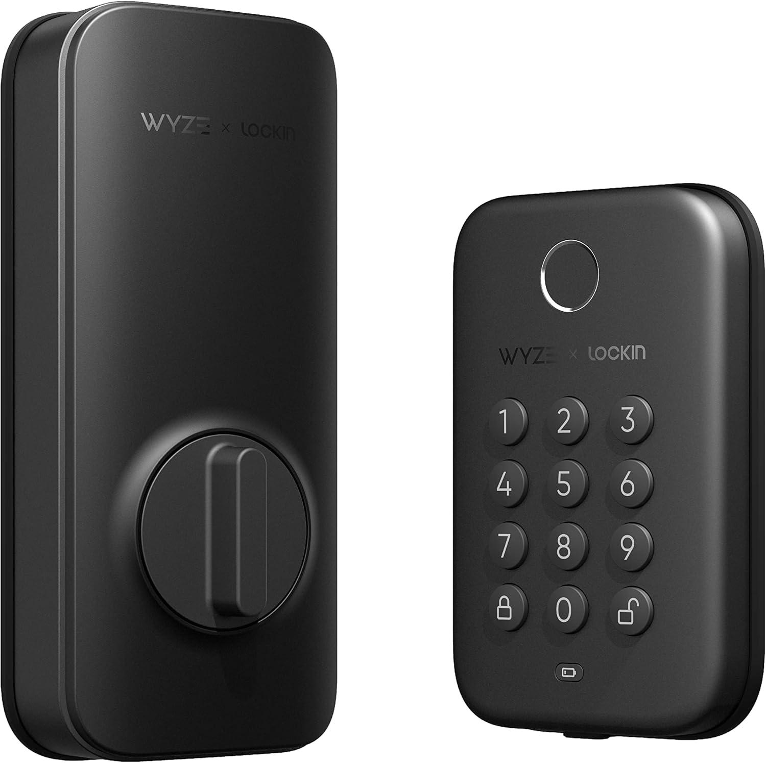 Wyze Smart Lock Bolt with Fingerprint Keyless Entry and Auto Lock