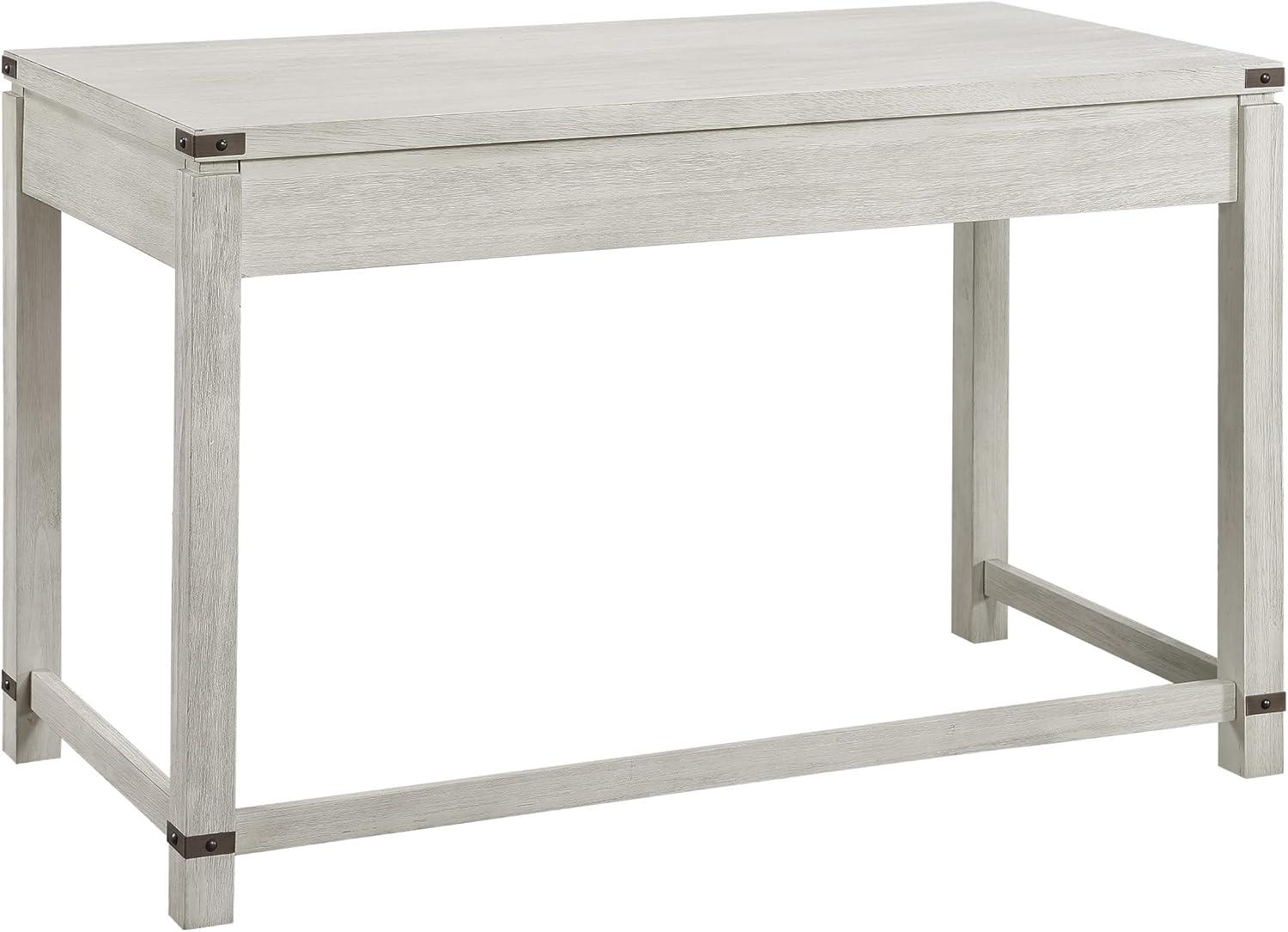 Baton Rouge Home Office Writing Desk in Champagne White Oak Finish