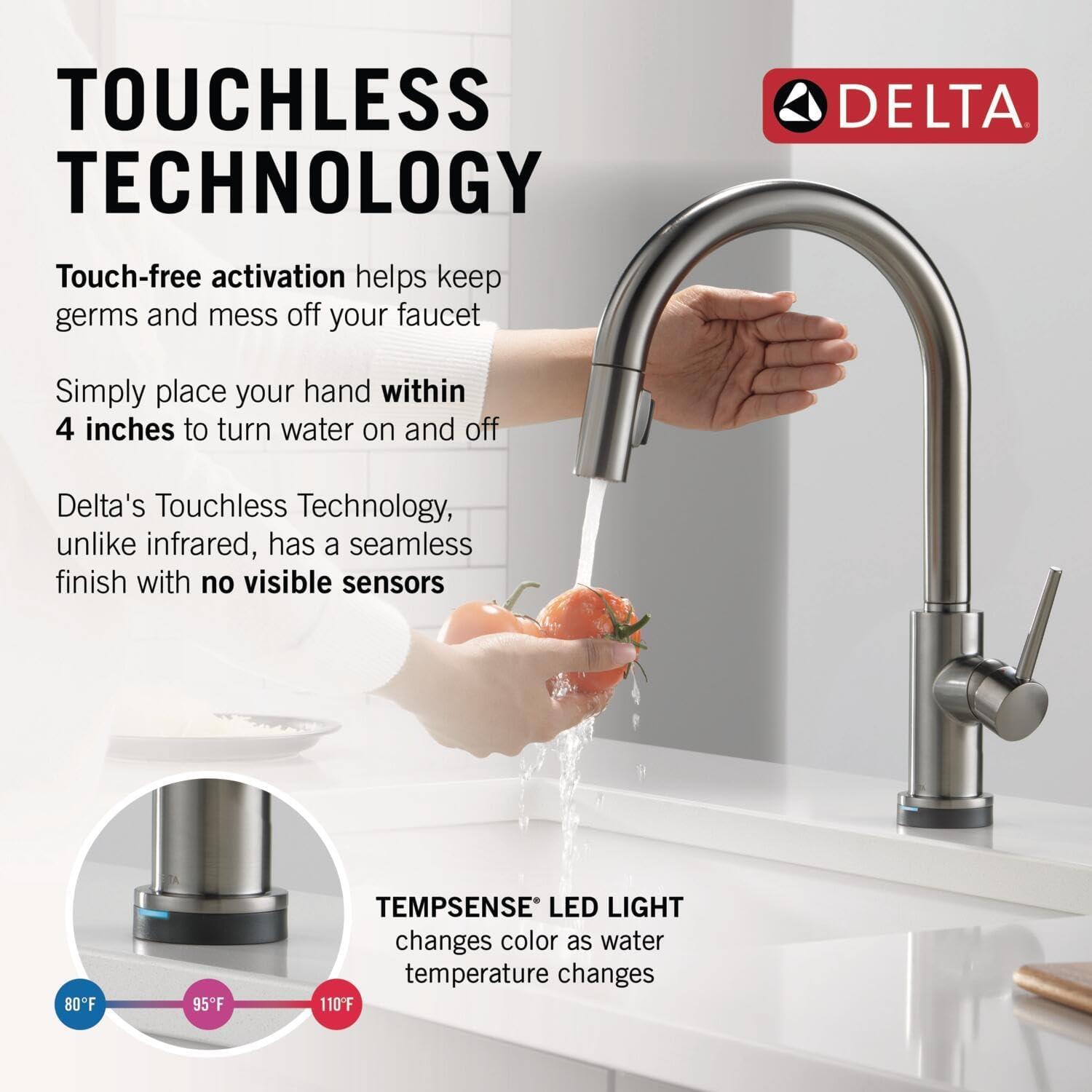 Trinsic Touch2O Kitchen Faucet with Touchless Technology