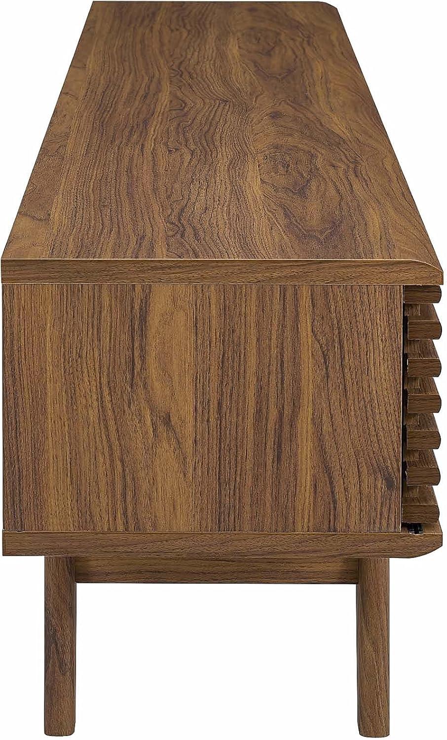 Modway Render 70 Entertainment Center TV Stand - Walnut Walnut