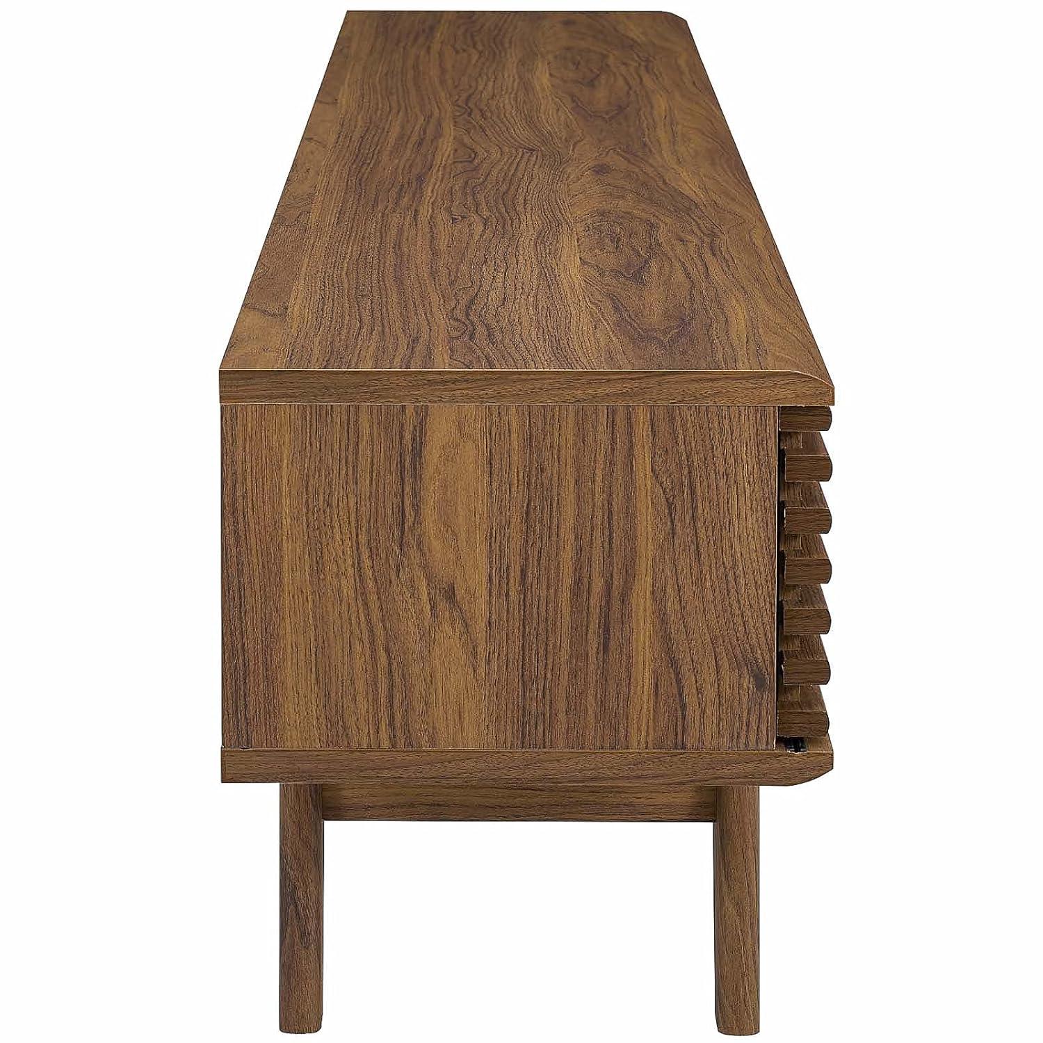Modway Render 70 Entertainment Center TV Stand - Walnut Walnut
