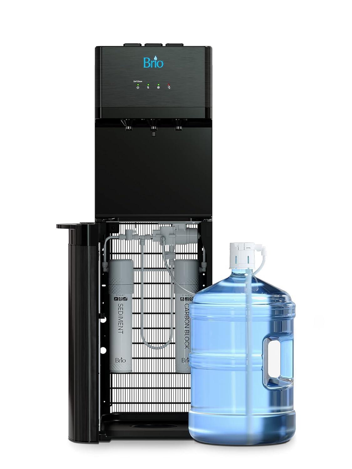 Brio Free Standing Bottom Loading Electric Filtered Water Dispenser