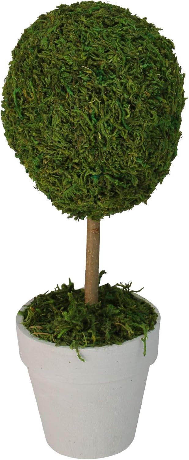 Northlight Seasonal Green Reindeer Moss Ball Potted Artificial Spring Topiary Tree