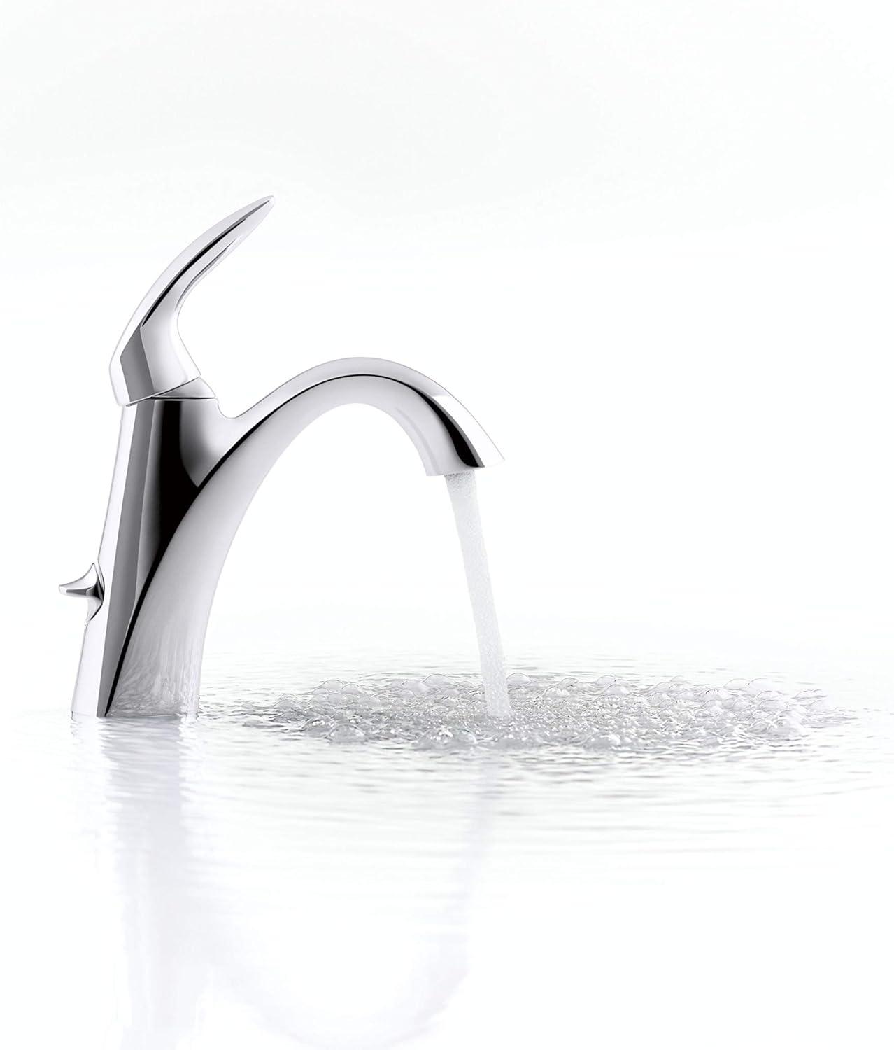 Alteo Single Hole Bathroom Faucet with Drain Assembly
