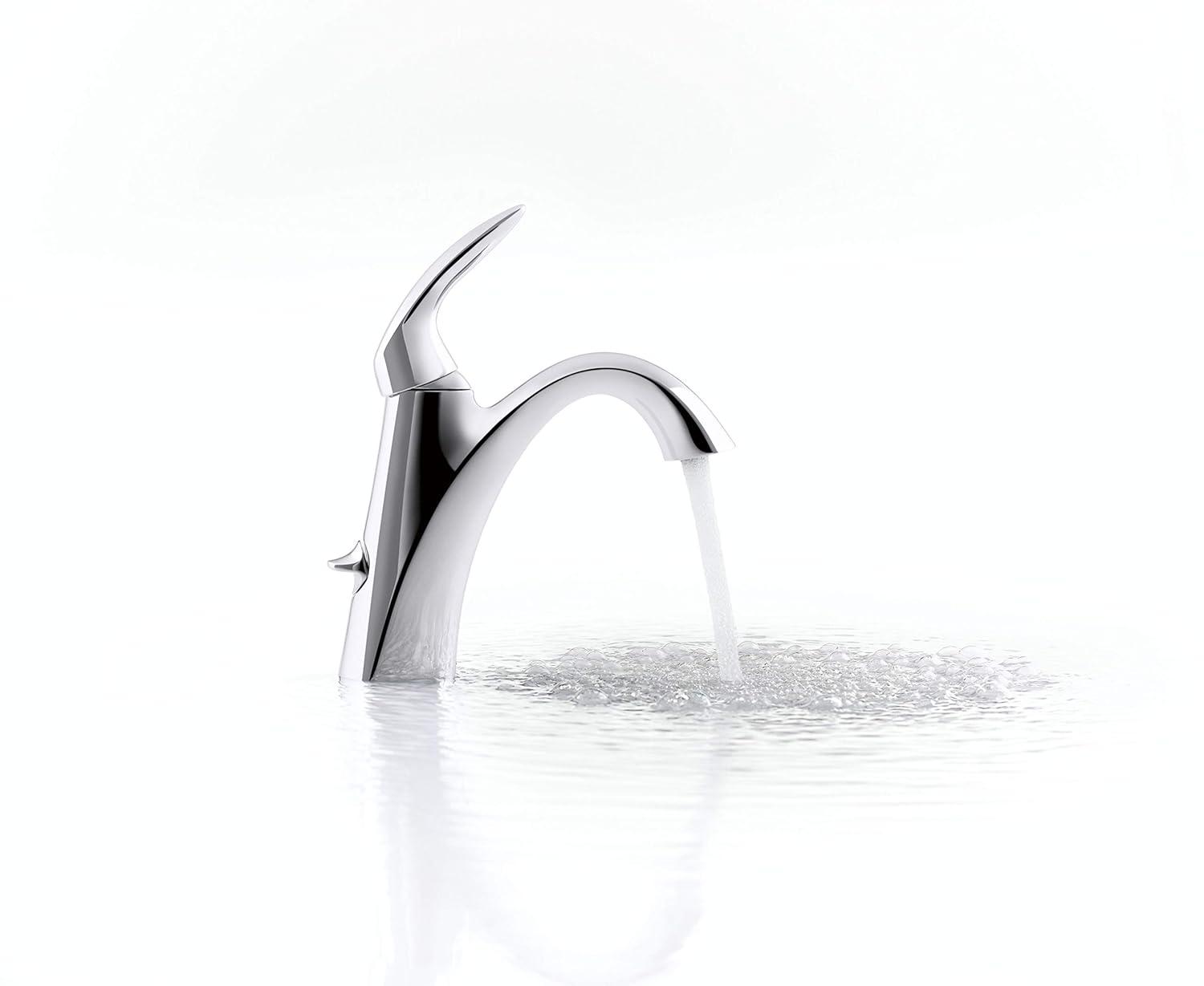 Alteo Single Hole Bathroom Faucet with Drain Assembly