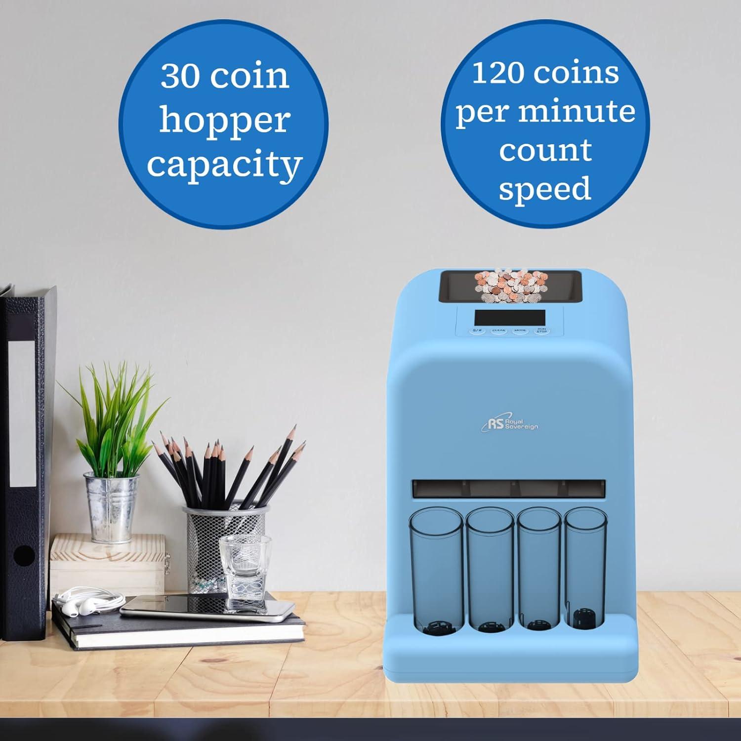 Royal Sovereign "Retro" Electronic Coin Counter/Sorter (RC-20BL)