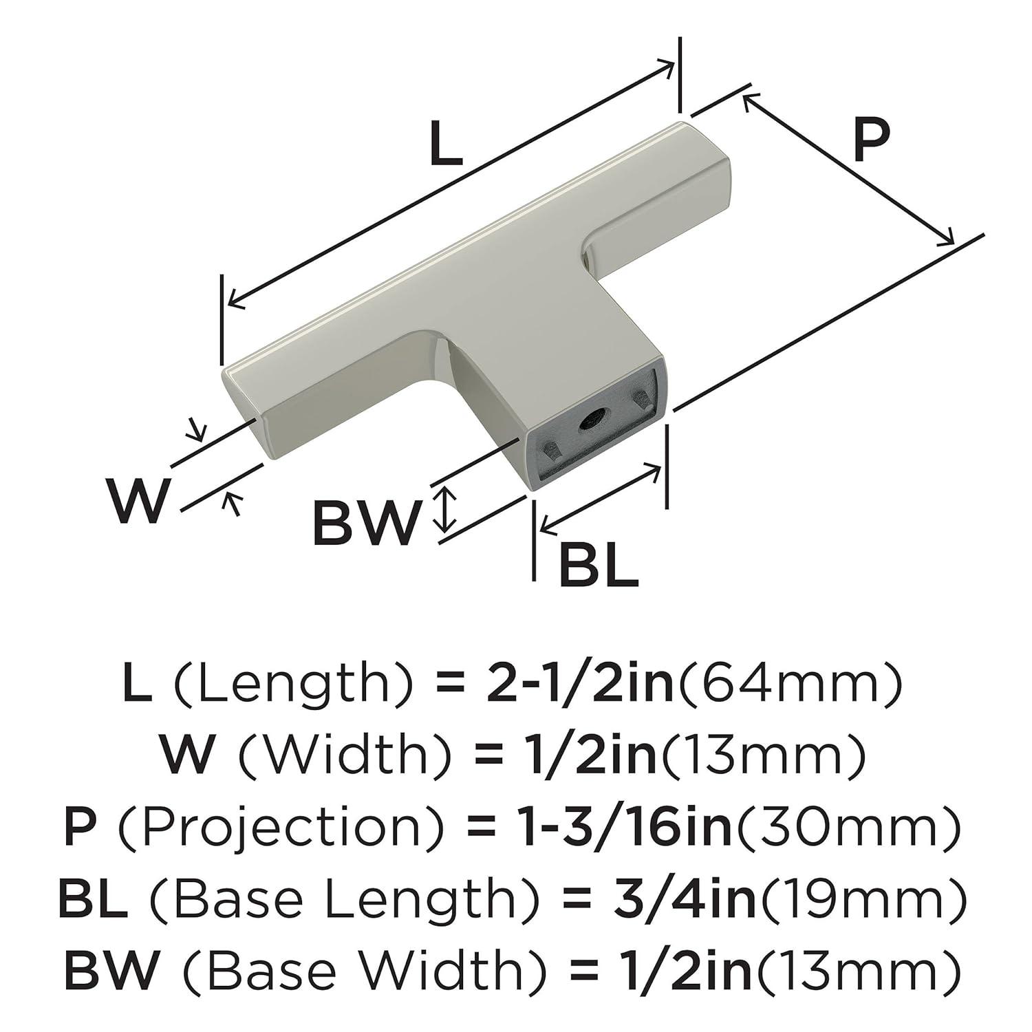 Riva 2 1/2" Length Bar Knob