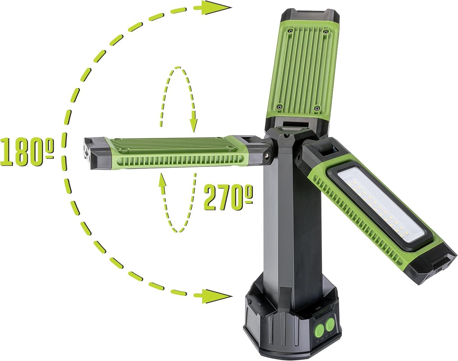 PowerSmith Powersmith 4500 Lumen Rechargeable Led Work Light With Tripod