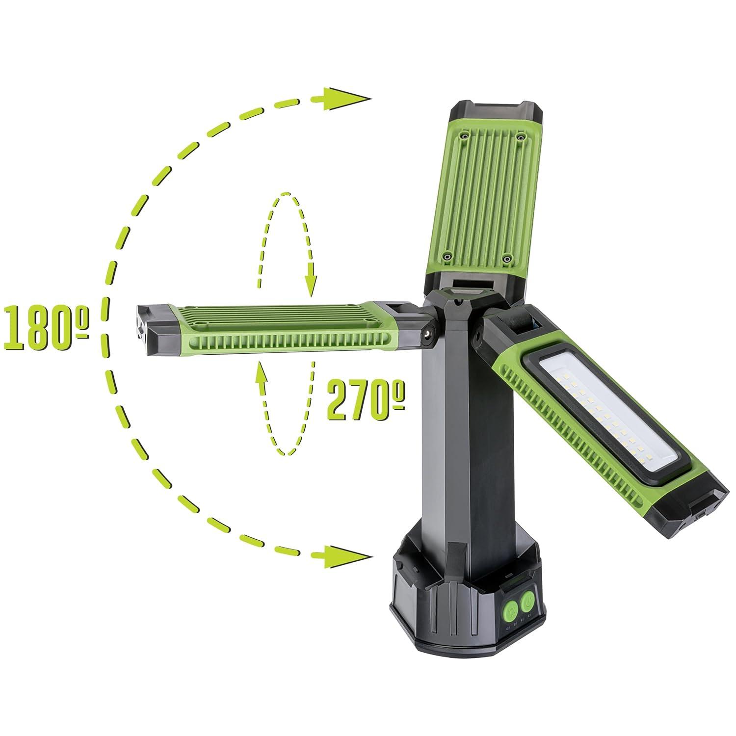 PowerSmith Powersmith 4500 Lumen Rechargeable Led Work Light With Tripod