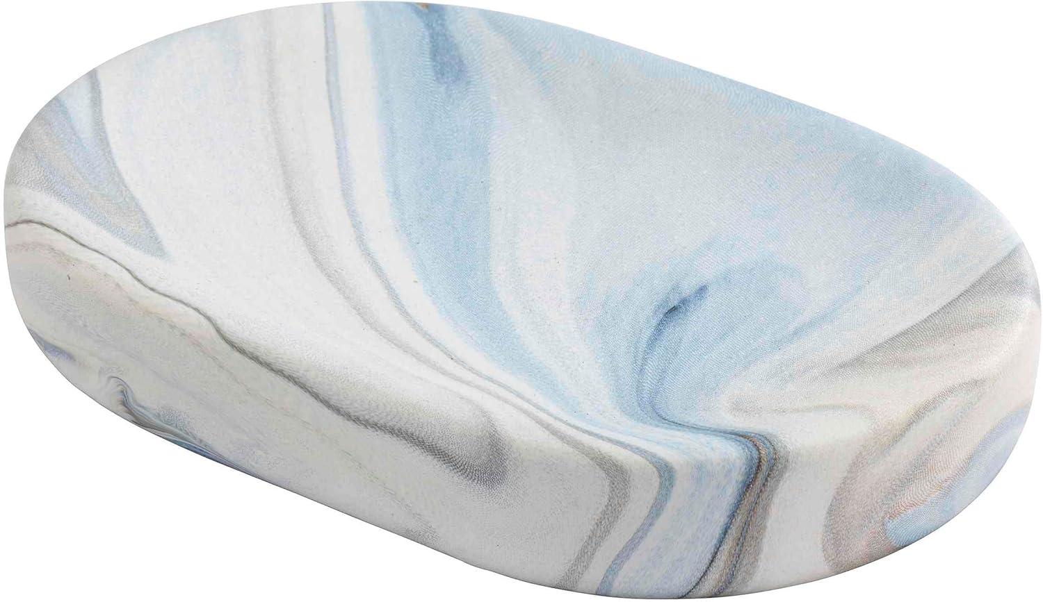 Avanti Linens Waves Blue Soap Dish