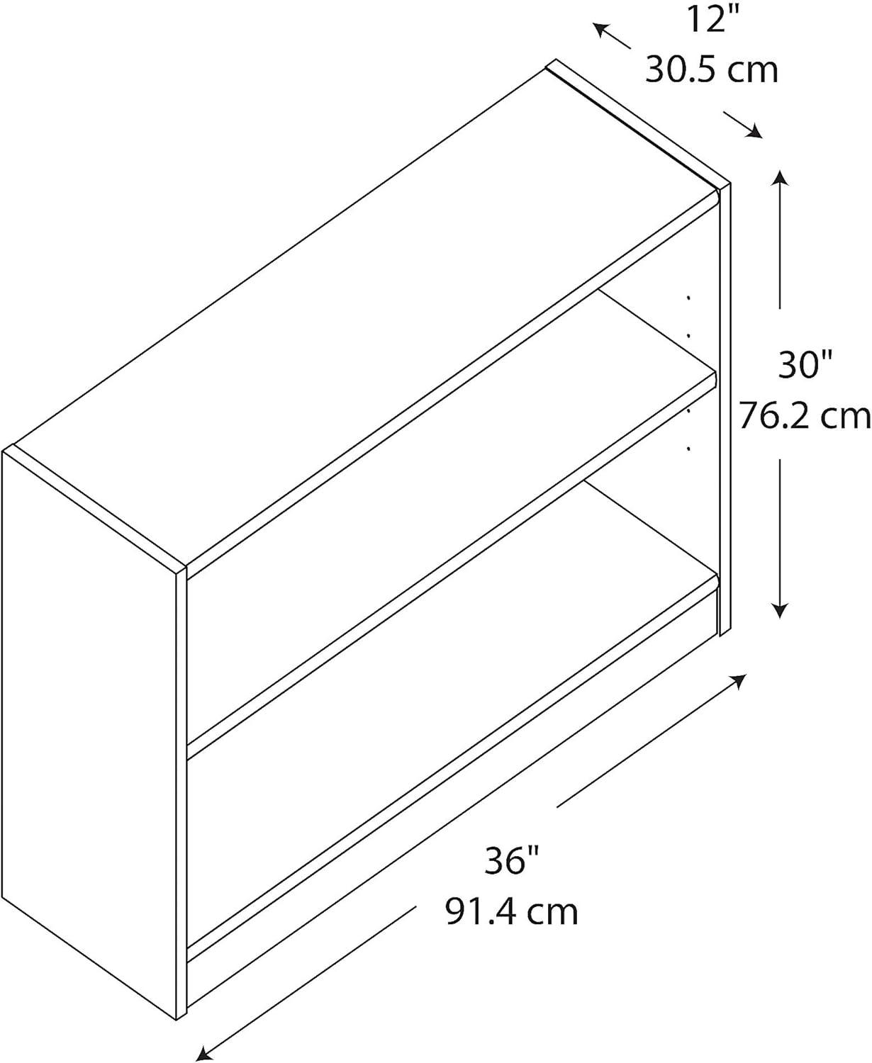 Bush Furniture Universal 2 Shelf Bookcase