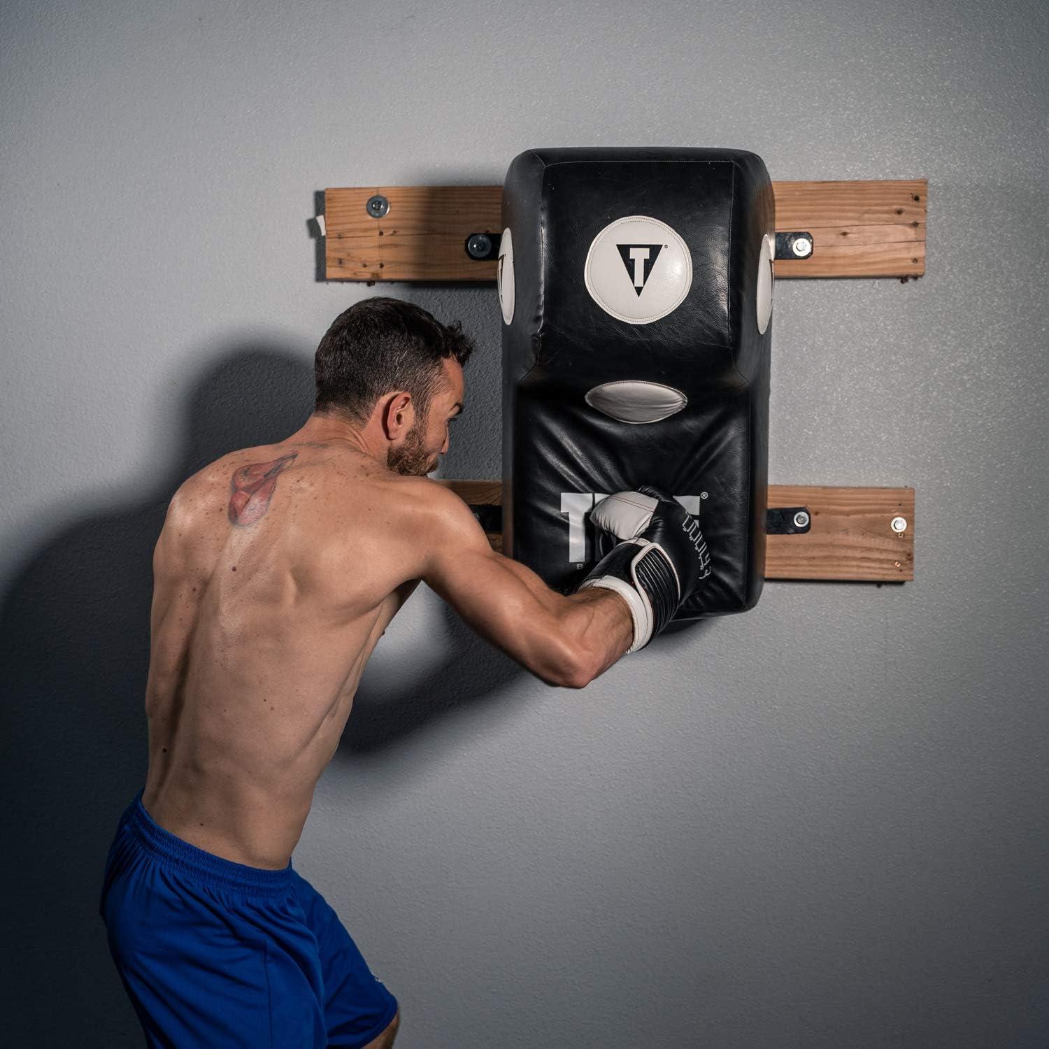TITLE Boxing Wall Mount Menace Training Bag - Uppercut Bag, Specialty Punching Bag, Angle Punching Bag, Punching Bag, Heavy Bag, Hanging Punching Bag for Adults