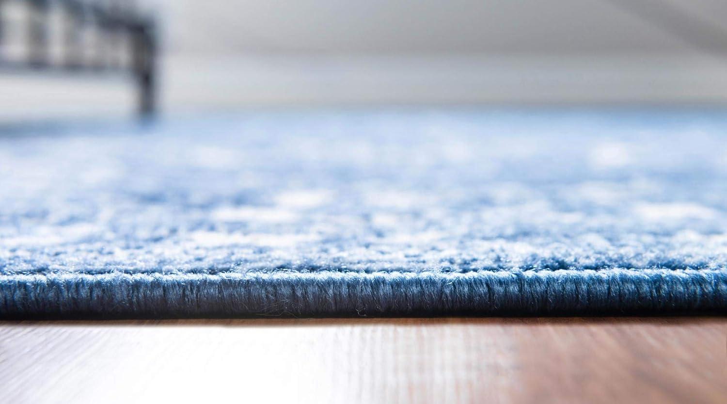 Unique Loom Boston Collection Area Rug - Floral (3' 3" x 5' 3" Rectangle White Blue/Gray)
