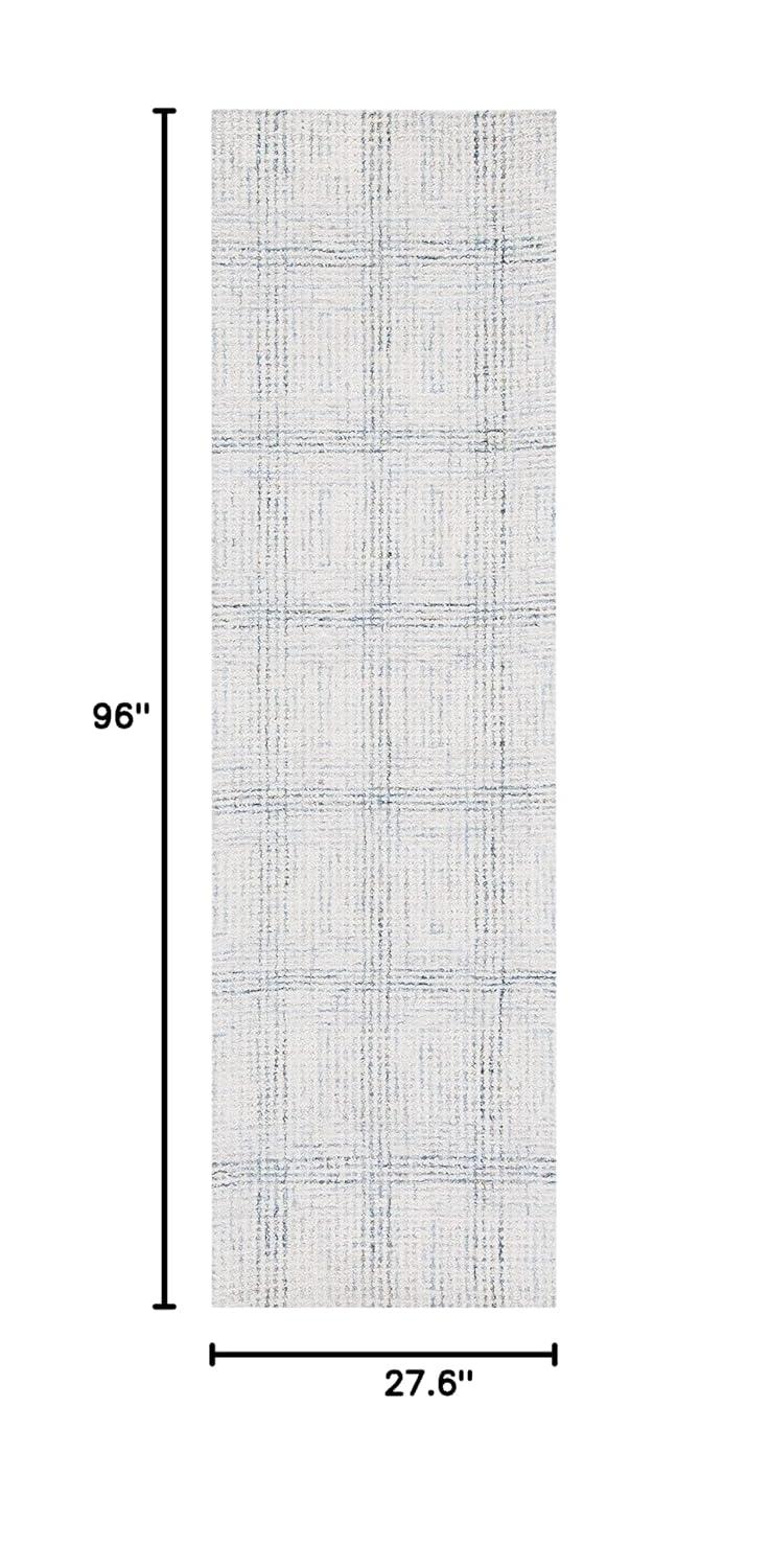 Abstract ABT657 Handmade Indoor Runner - Ivory/Gold - 2'-3"x8' - Safavieh