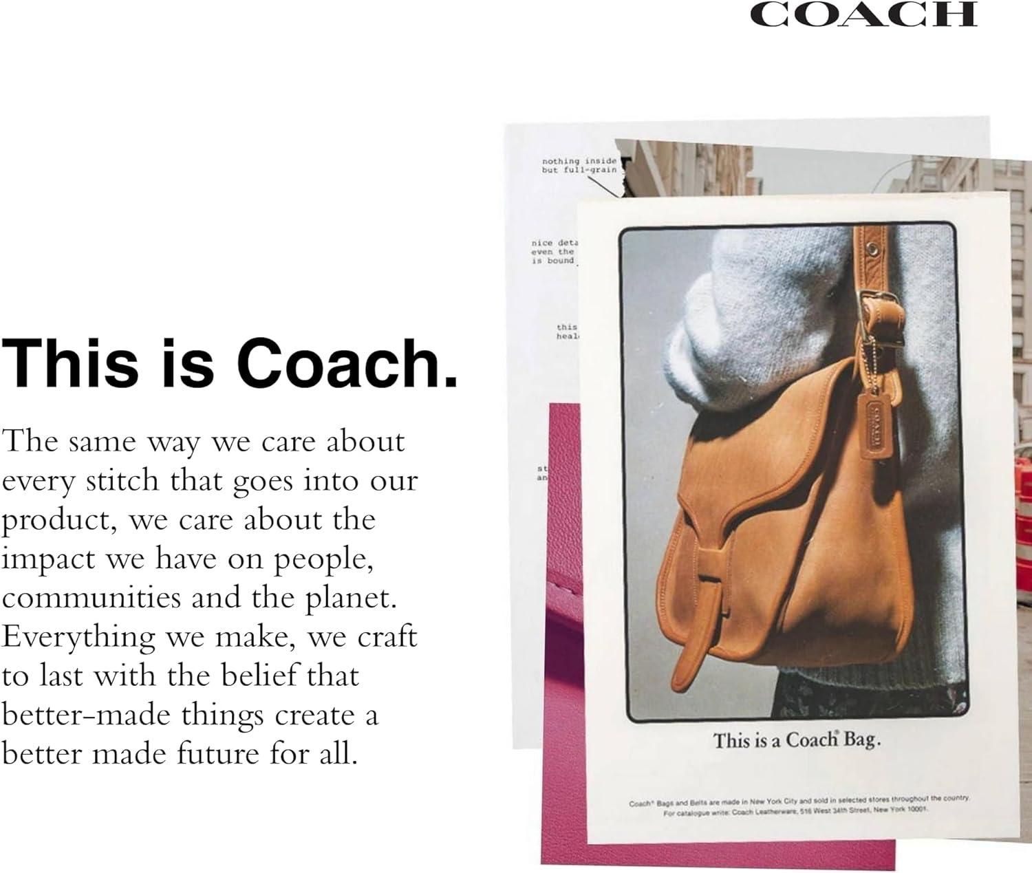 Coach Town Tote in IM/Wine