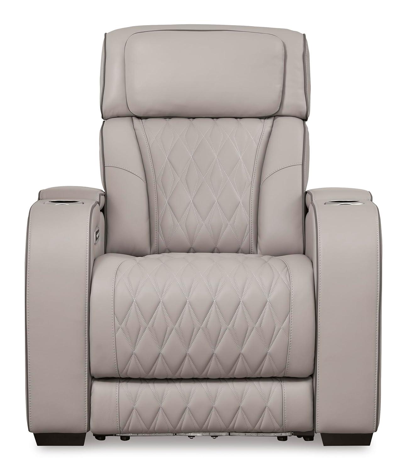 Signature Design by Ashley Boyington Gray Power Recliner