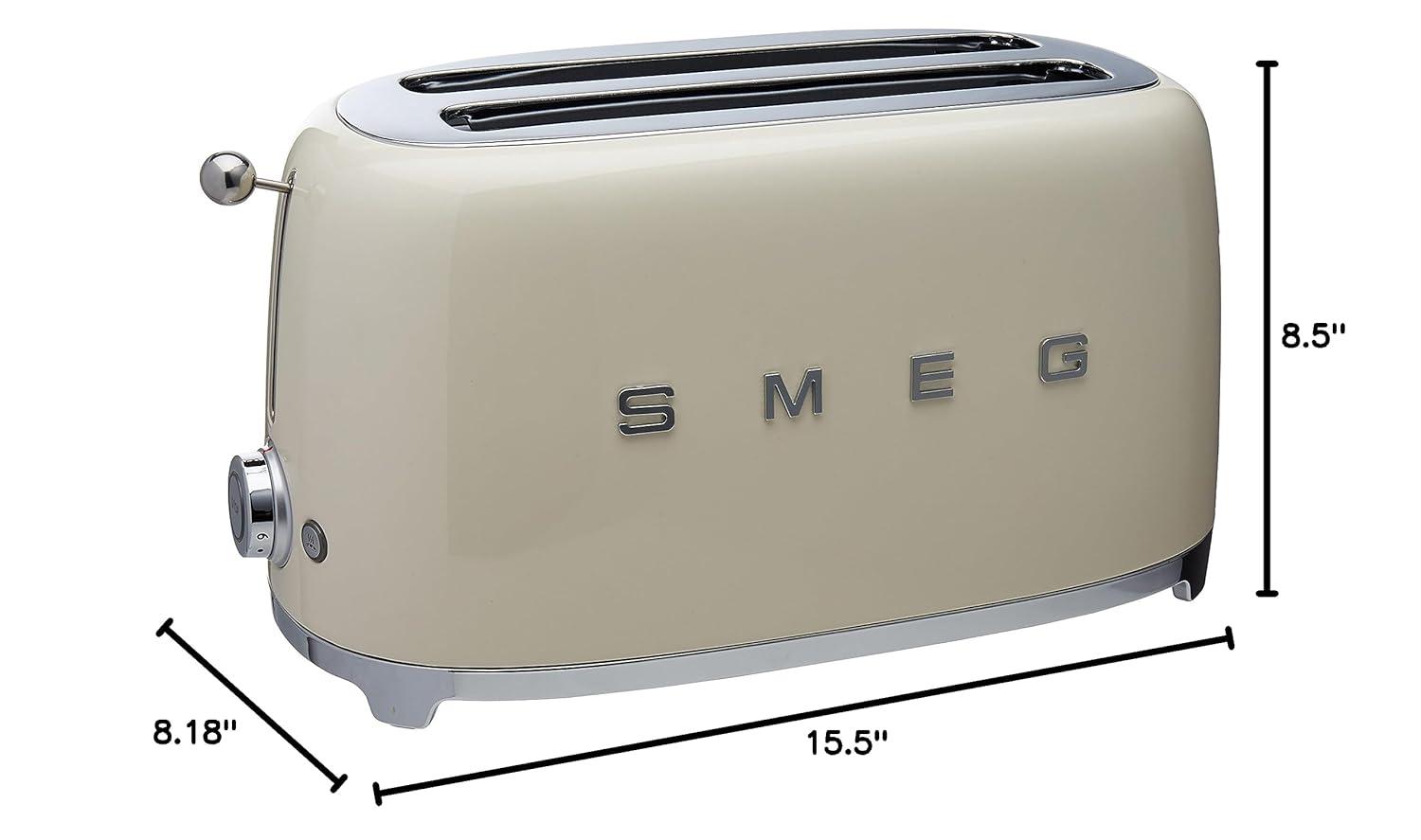 SMEG Cream 4-Slice Toaster