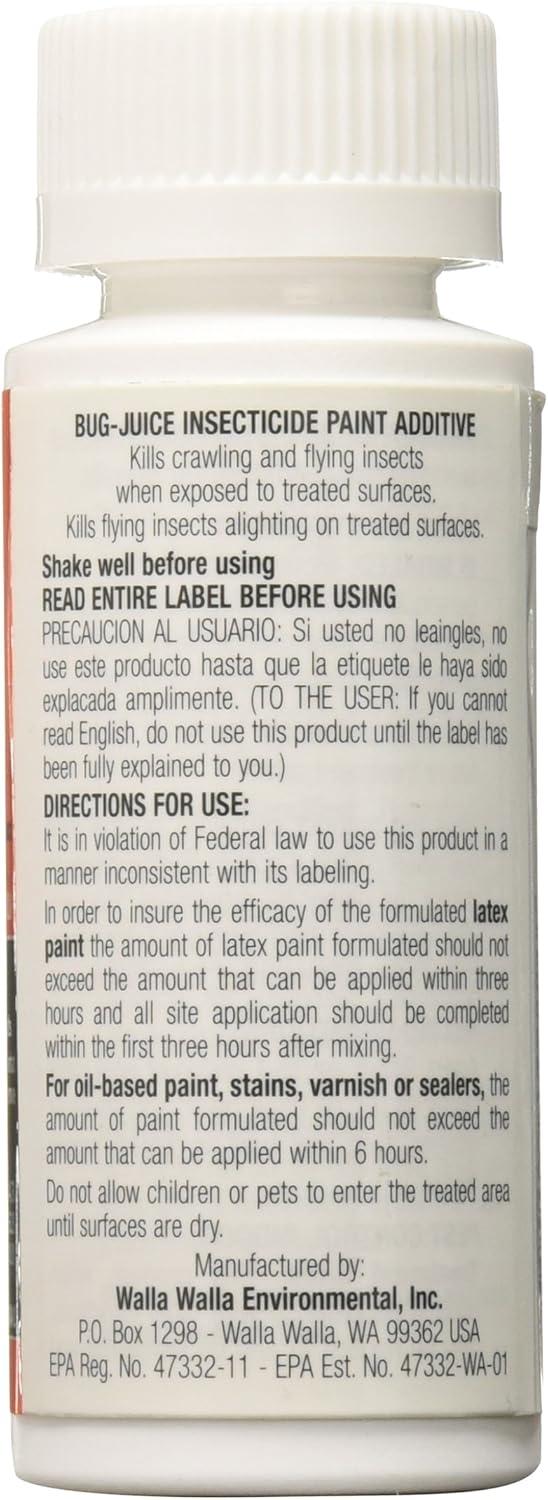 Walla Walla Environmental 37005 1.66 oz. Bug Juice Paint Additive Treats 1 Gallon