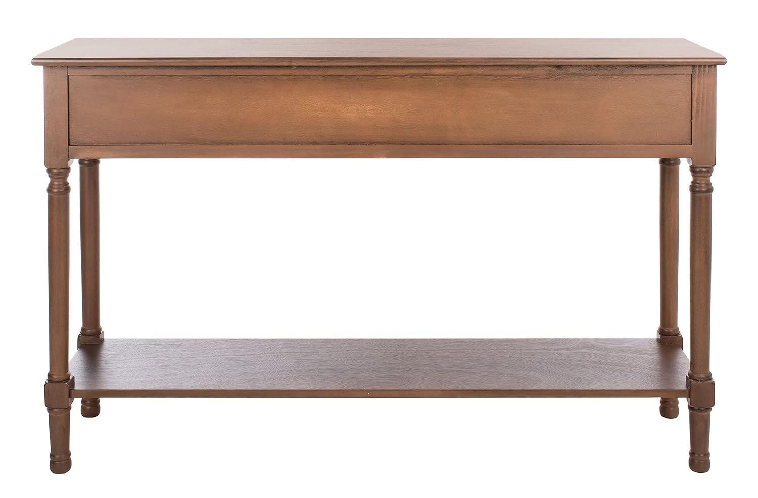 Peyton 3 Drawer Console Table - CNS5705C - Brown - Safavieh