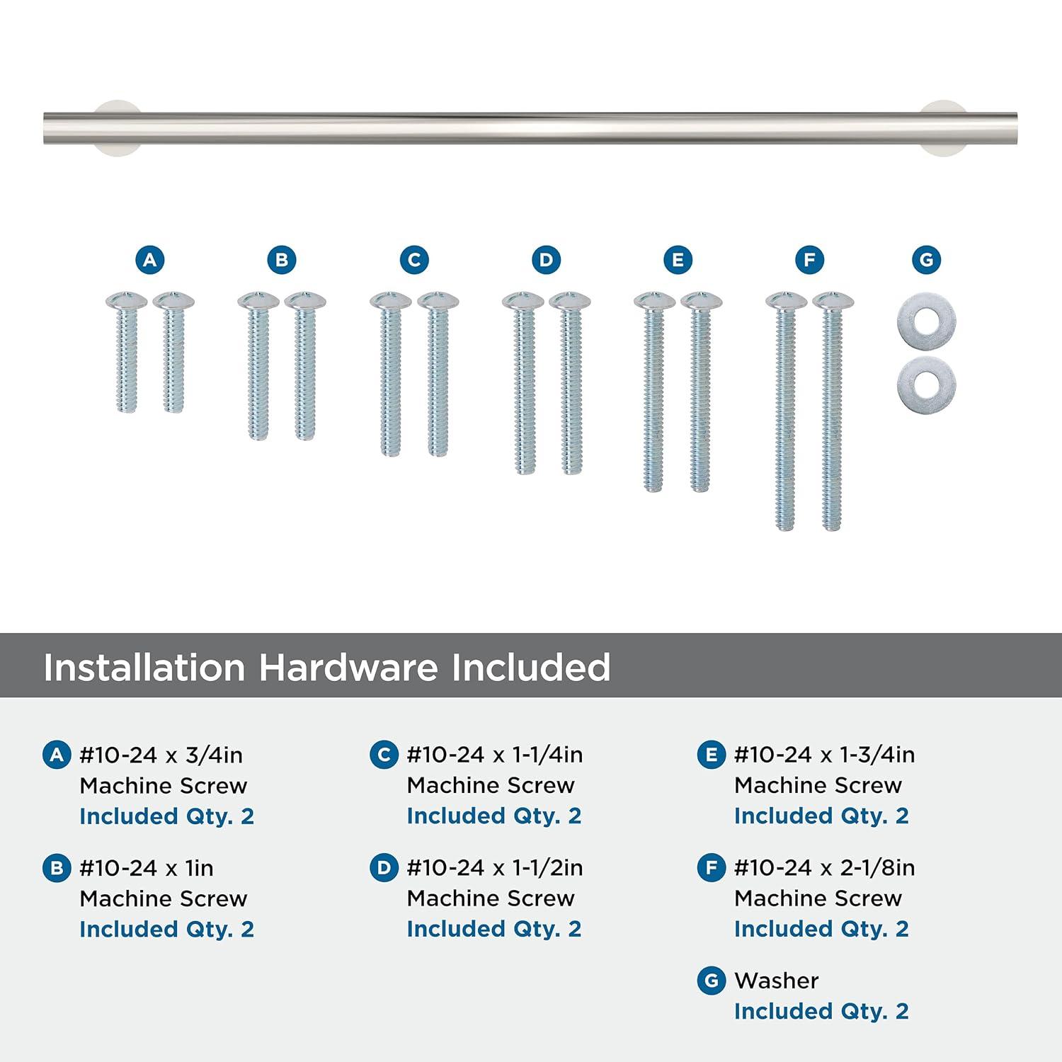 Amerock Radius 18 inch (457mm) Center-to-Center Polished Nickel Appliance Pull
