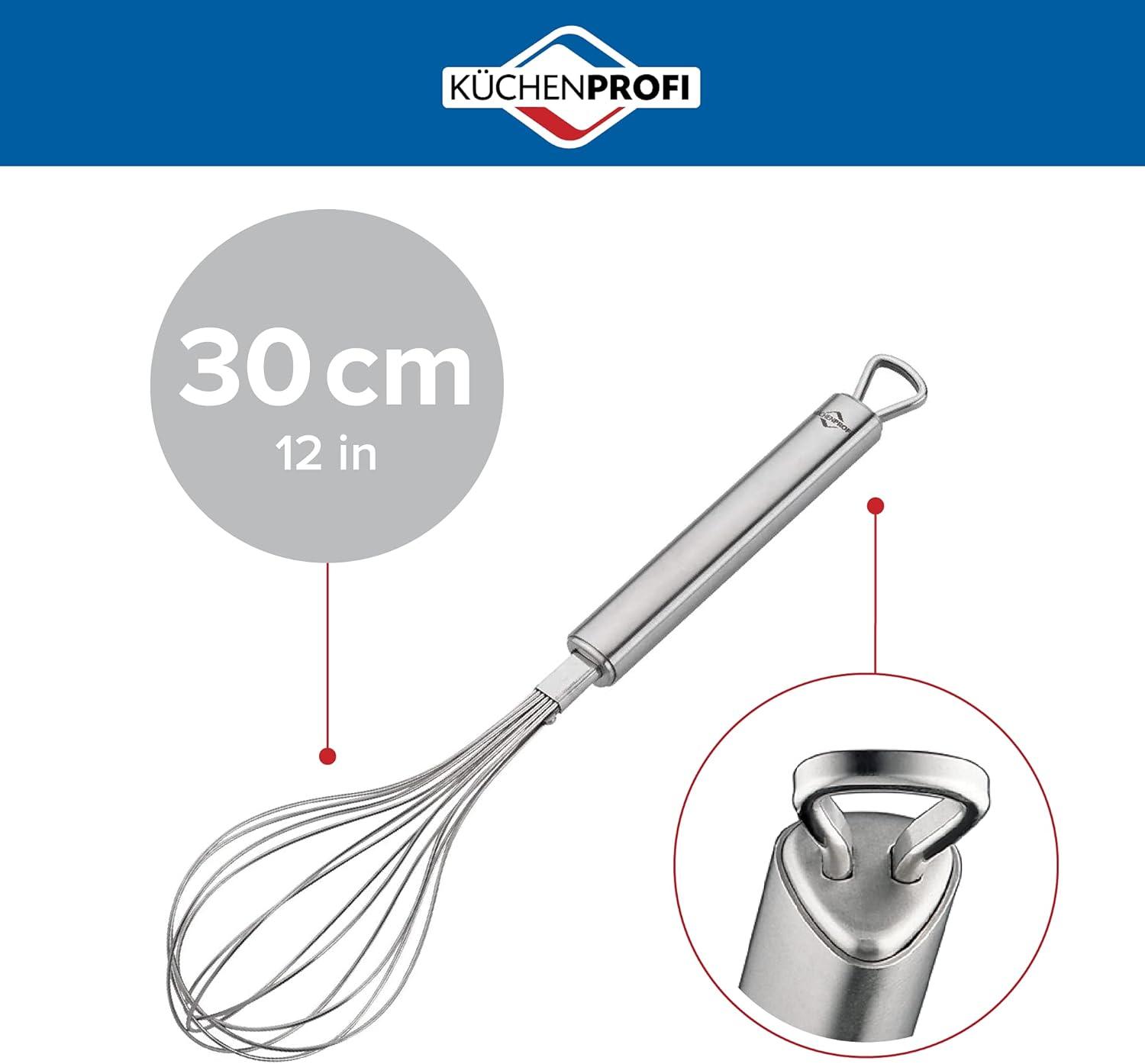 12-Inch Stainless Steel Balloon Whisk with Ergonomic Handle