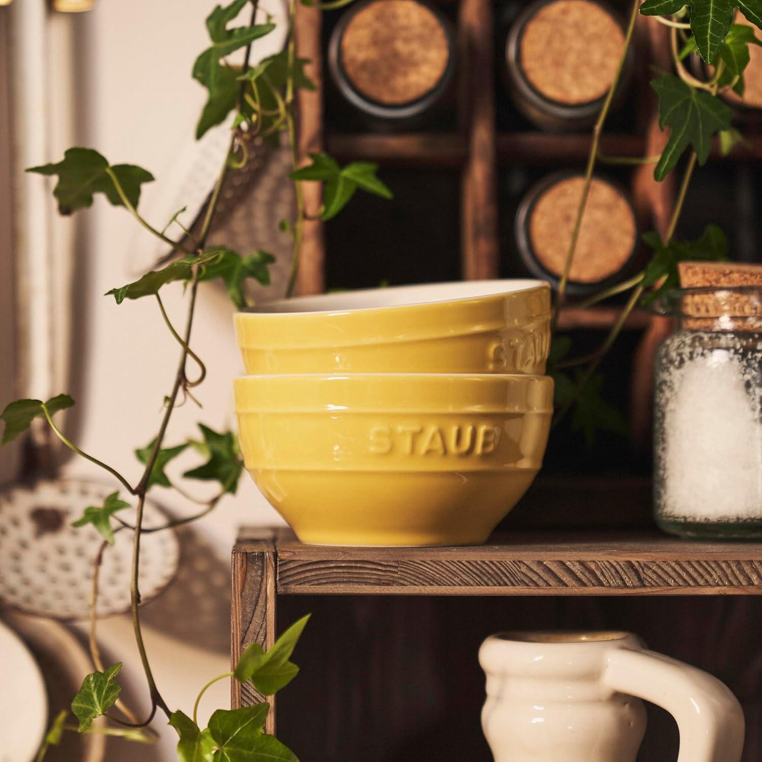 Staub Staub Ceramic 2-pc Large Universal Bowl Set - Citron (Set of 2)