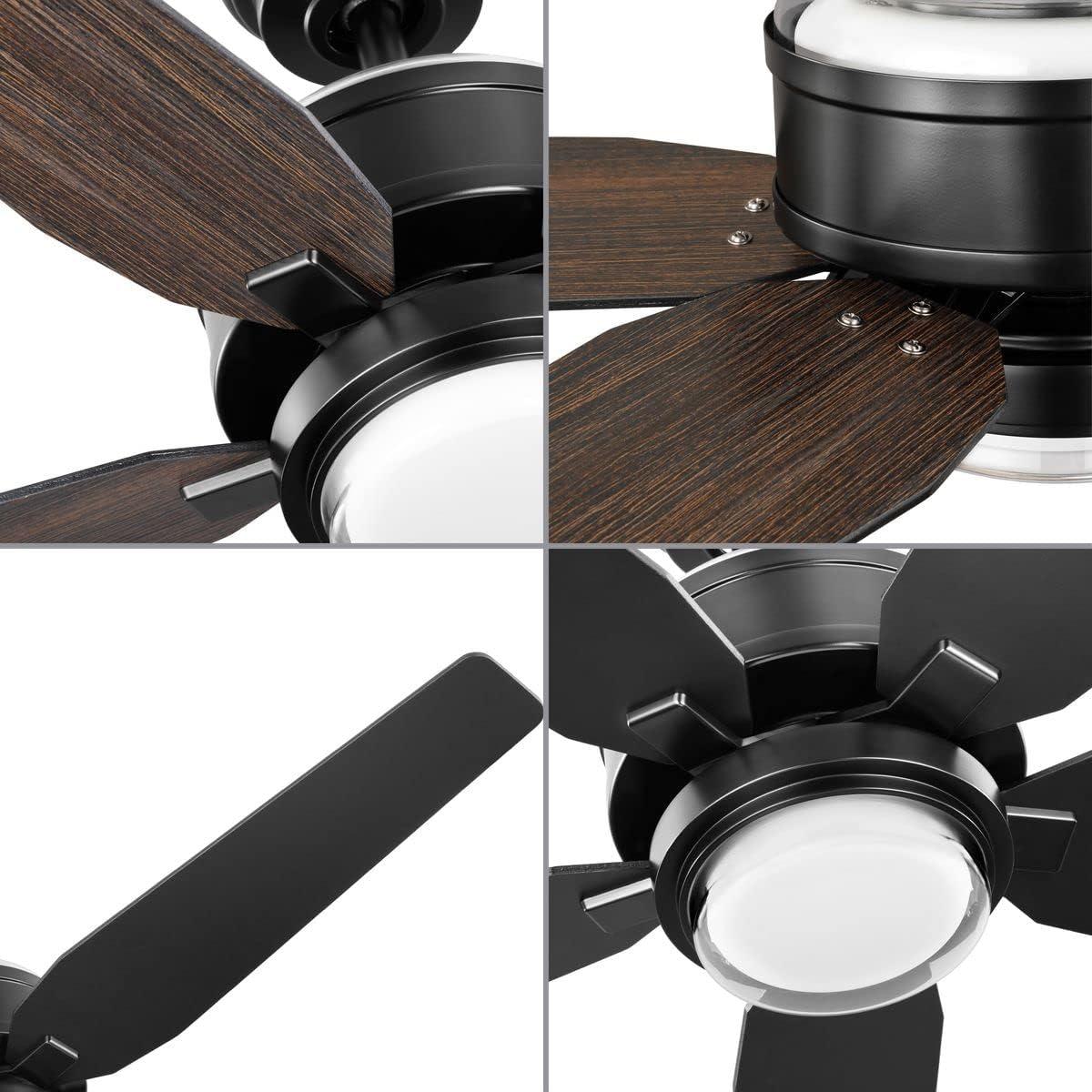 Progress Lighting - Byars - 5 Blade Ceiling Fan with Light Kit In Transitional