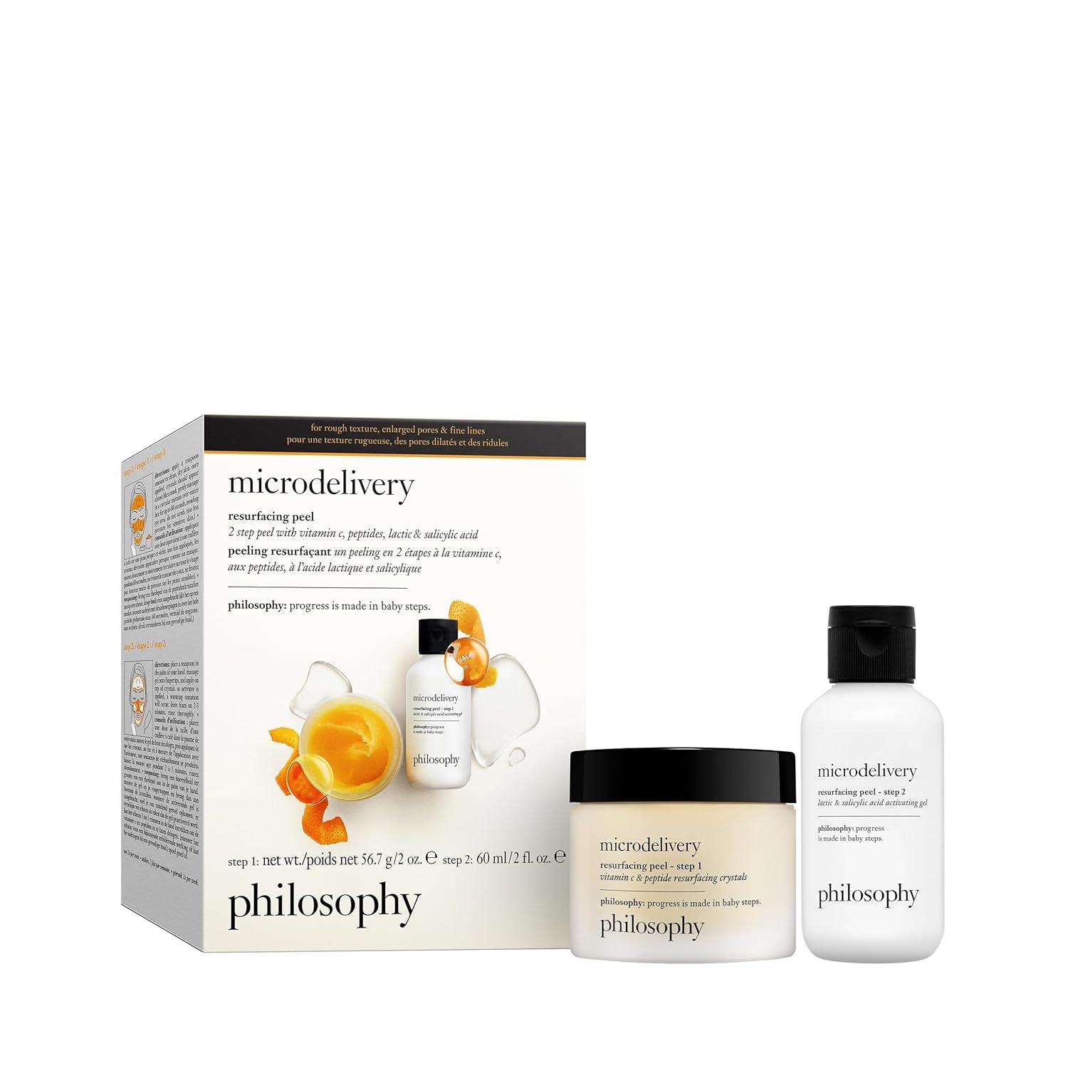 Philosophy Microdelivery Resurfacing Peel Kit with Lactic and Salicylic Acid