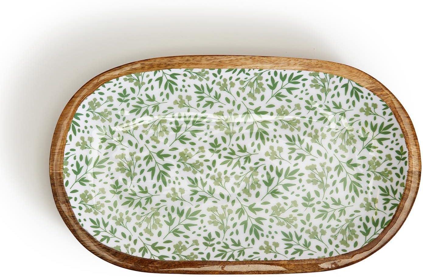 Eco-Friendly Mango Wood Oval Serving Platter