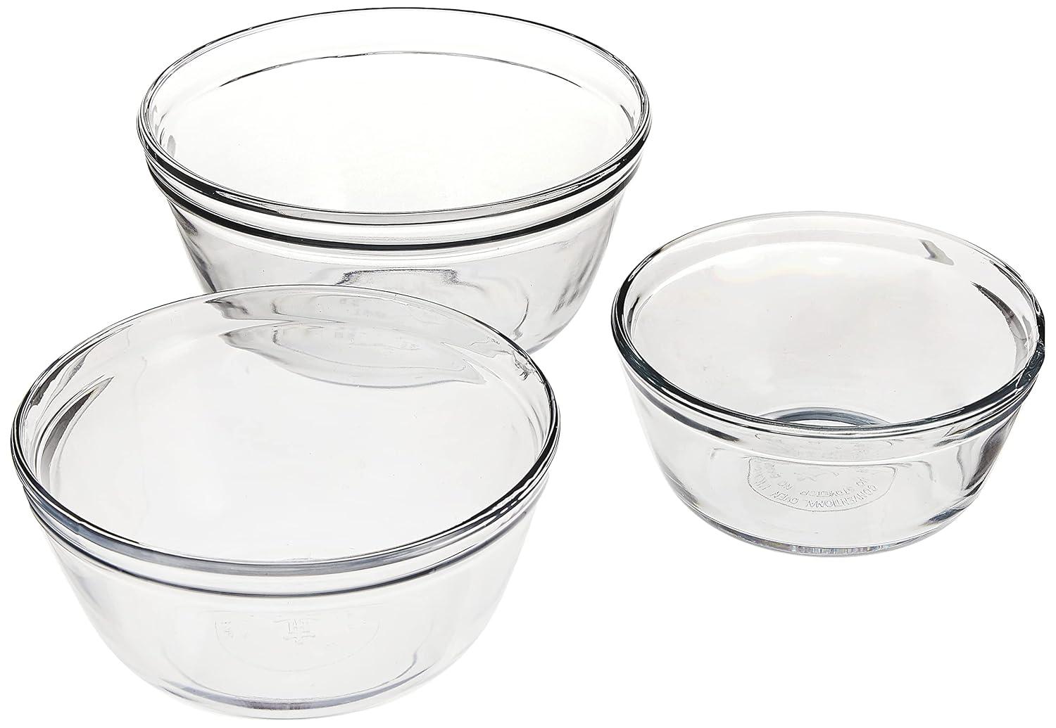 Rebrilliant Alta Glass Nested Mixing Bowl Set
