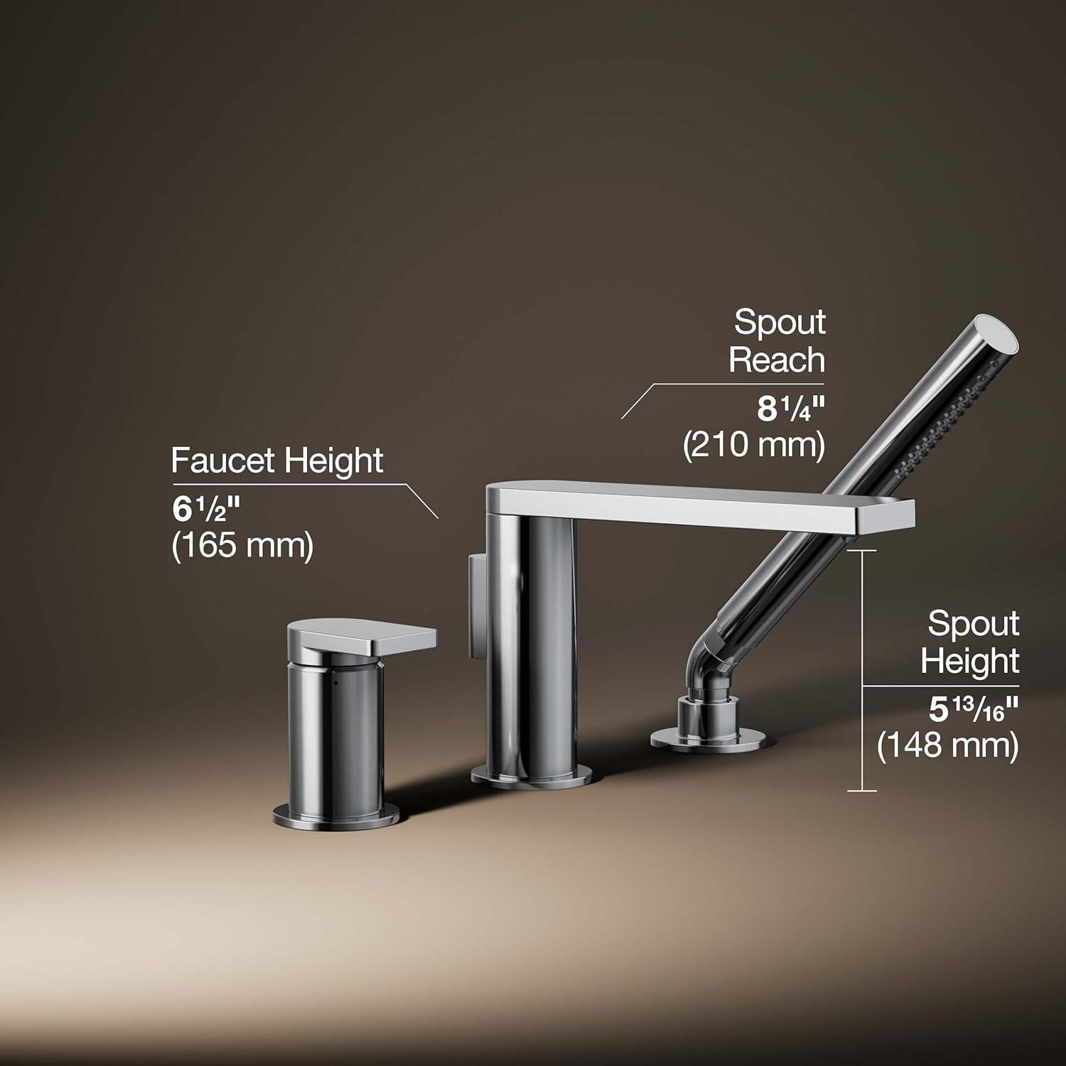 Composed® Single Handle Deck Mounted Roman Tub Faucet with Diverter