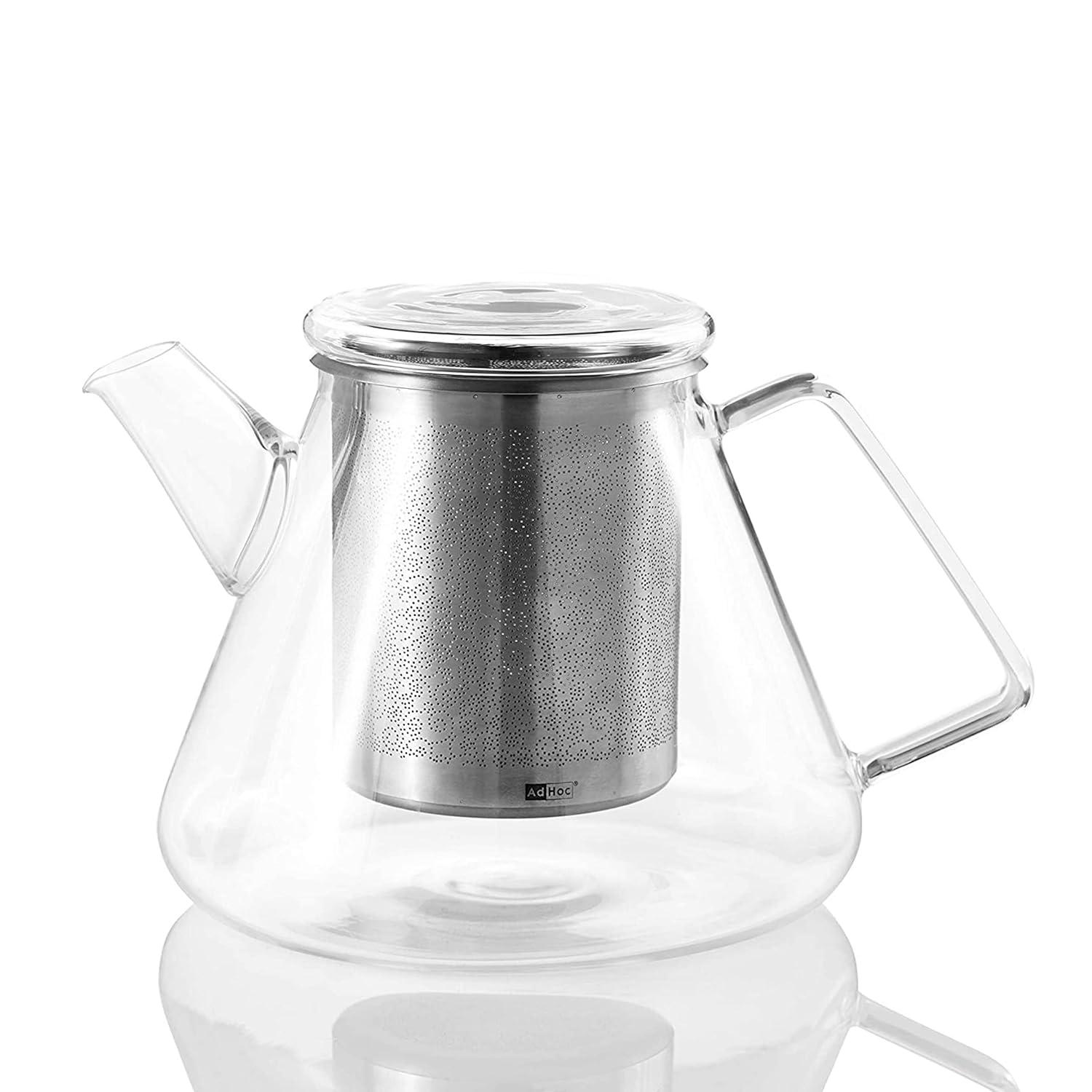 AdHoc AdHoc Orient+ Glass Teapot and Removable Infuser for Loose Leaf Tea 50oz