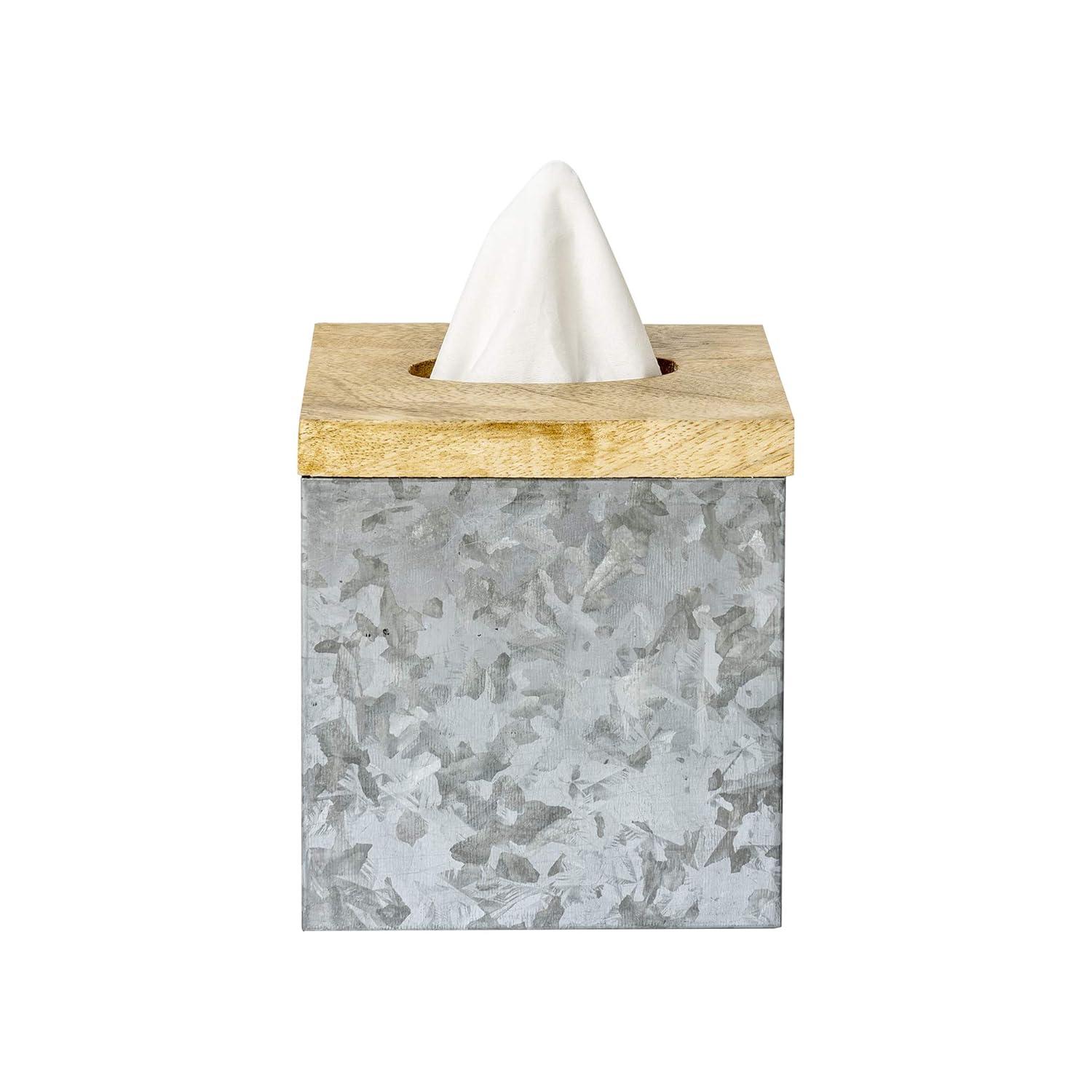 nu steel Confetti collection Tissue Box Cover Perfect For Home & Bathroom Accessories