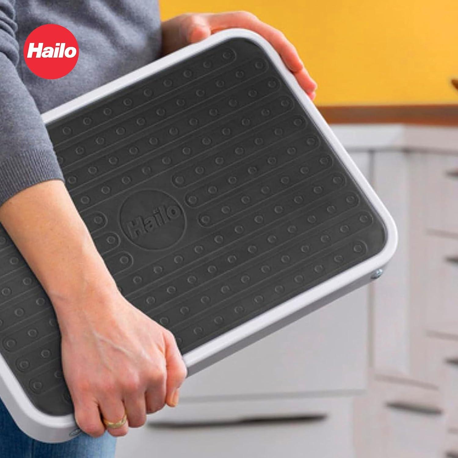 Hailo USA Inc. Hailo Onestep Steel Step Stool with 330 lb. Load Capacity