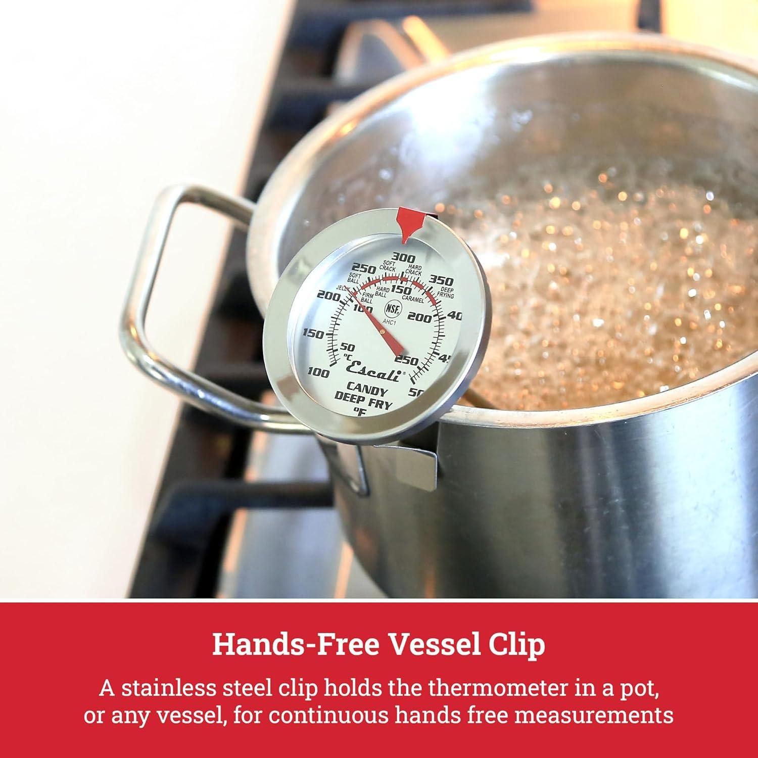 Escali Candy and Deep Fry Dial Thermometer 5.5" Probe