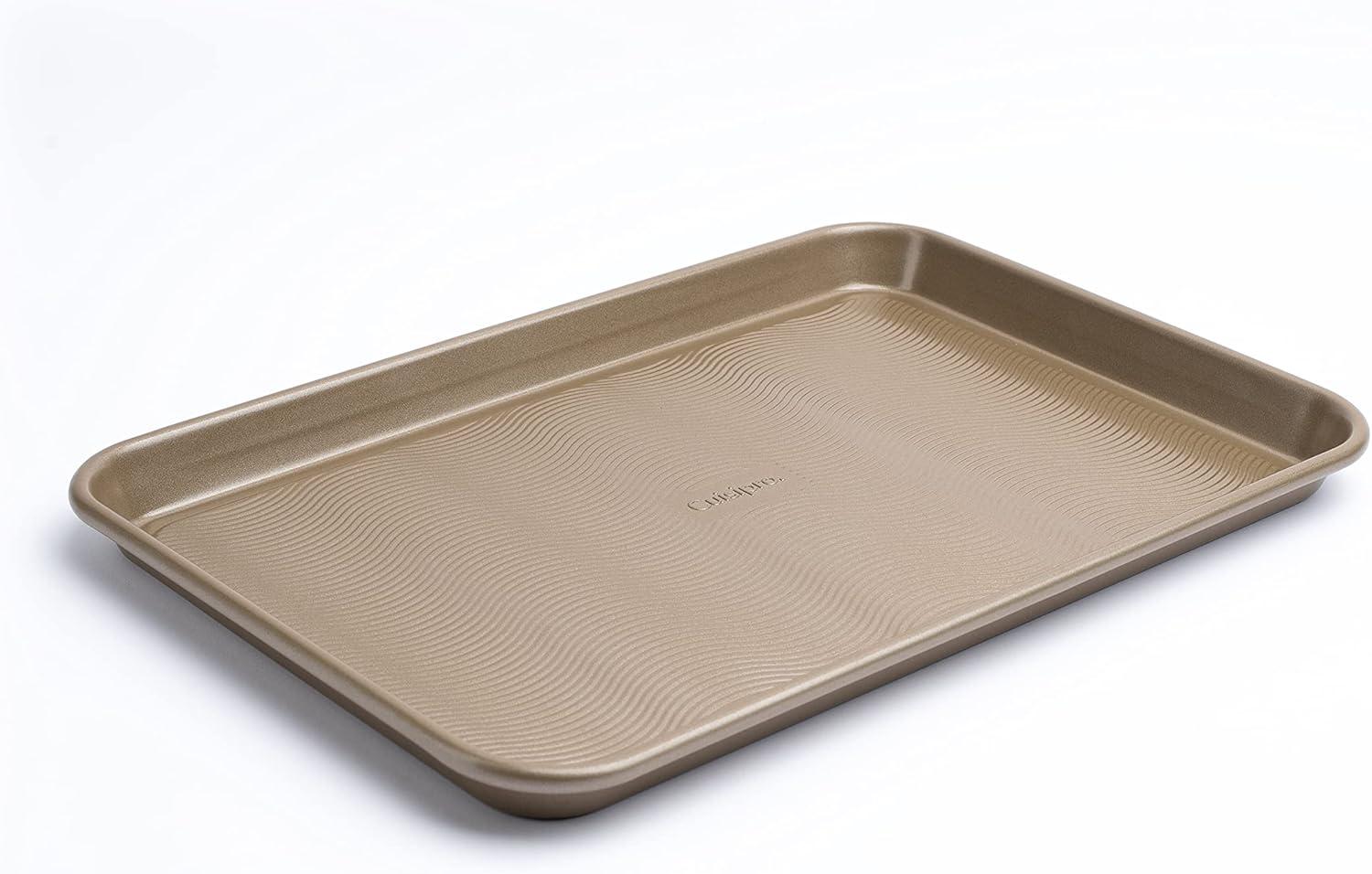 Cuisipro 15.5 x 10.5 x 1-Inch Rectangular Steel Nonstick Baking Sheet Pan