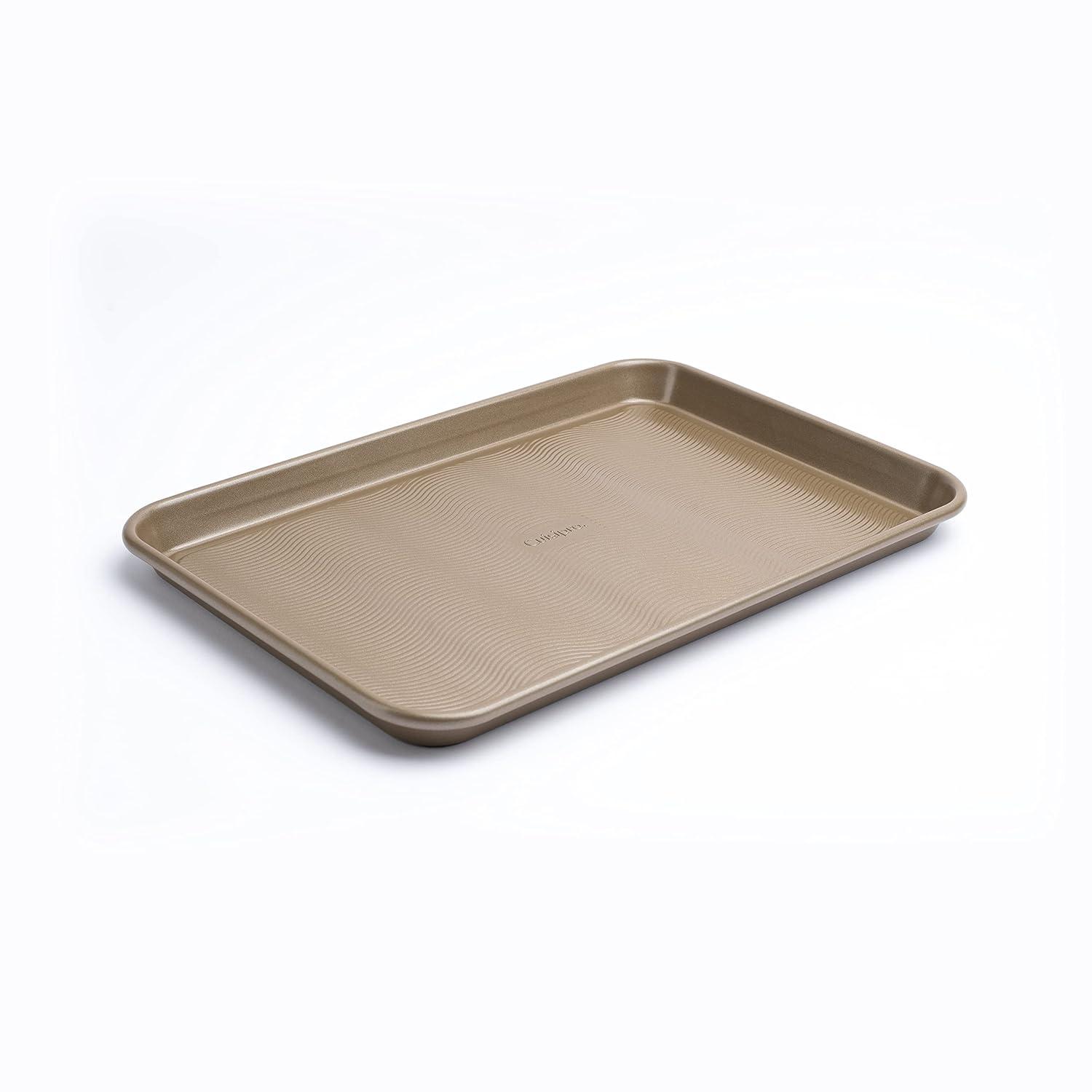 Cuisipro 15.5 x 10.5 x 1-Inch Rectangular Steel Nonstick Baking Sheet Pan
