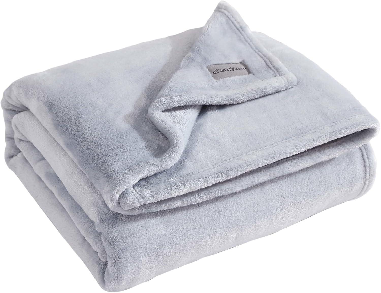 Eddie Bauer Eddie Bauer Ultra Lux Plush Solid Throw Blankets
