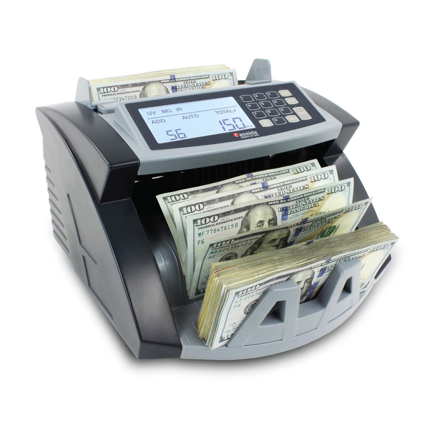 Cassida 5520 Series Bill Counter Gray (5520UV/MG)