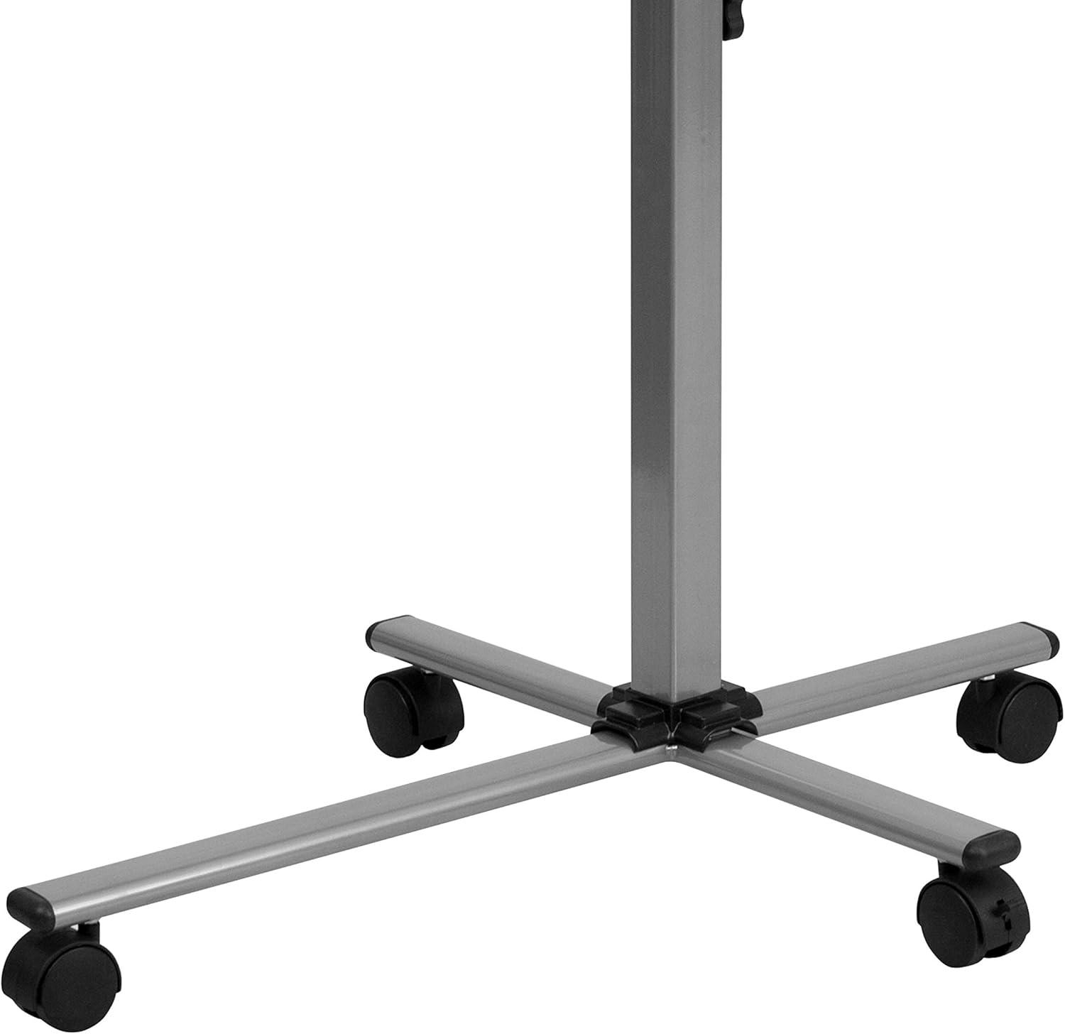 Robertson Angle and Height Adjustable Mobile Laptop Computer Table with Cherry Top