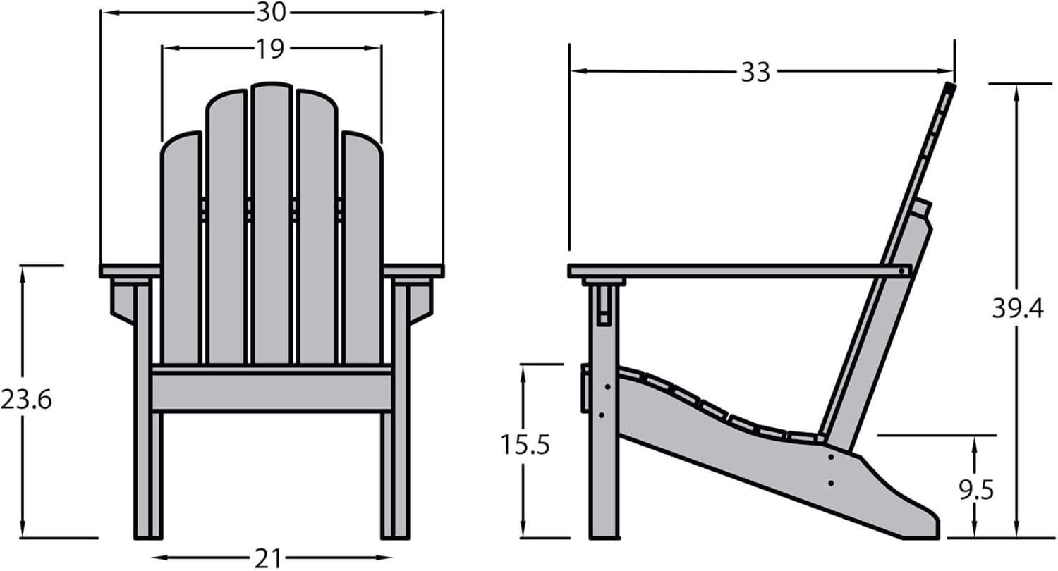 Classic Westport Adirondack Chairs - highwood