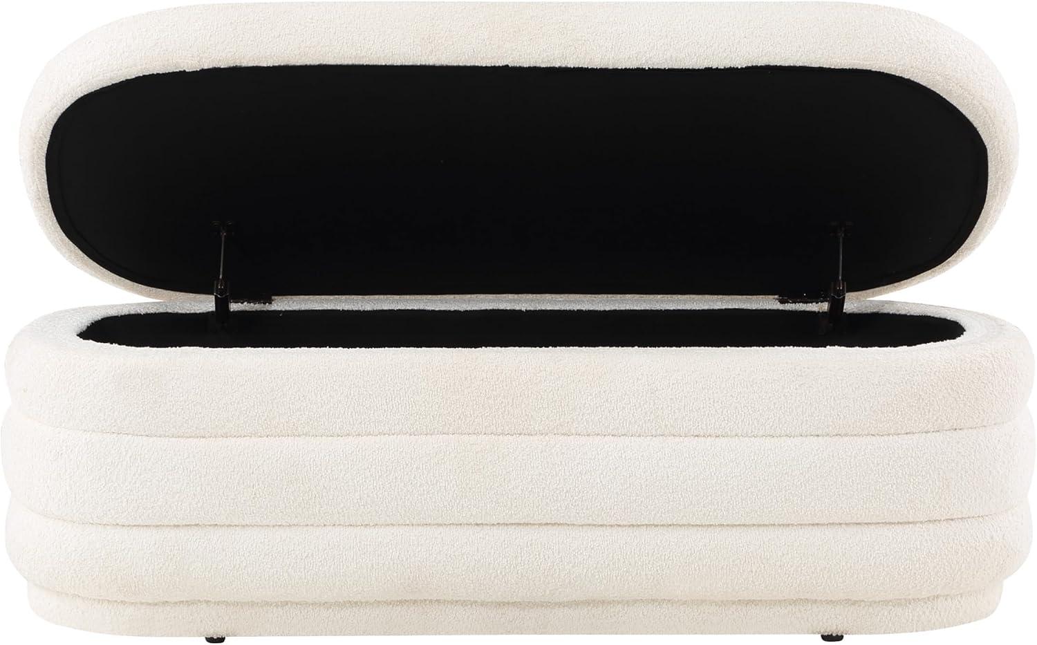 Clifford Snow Sherpa Channel Tufted Storage Bench